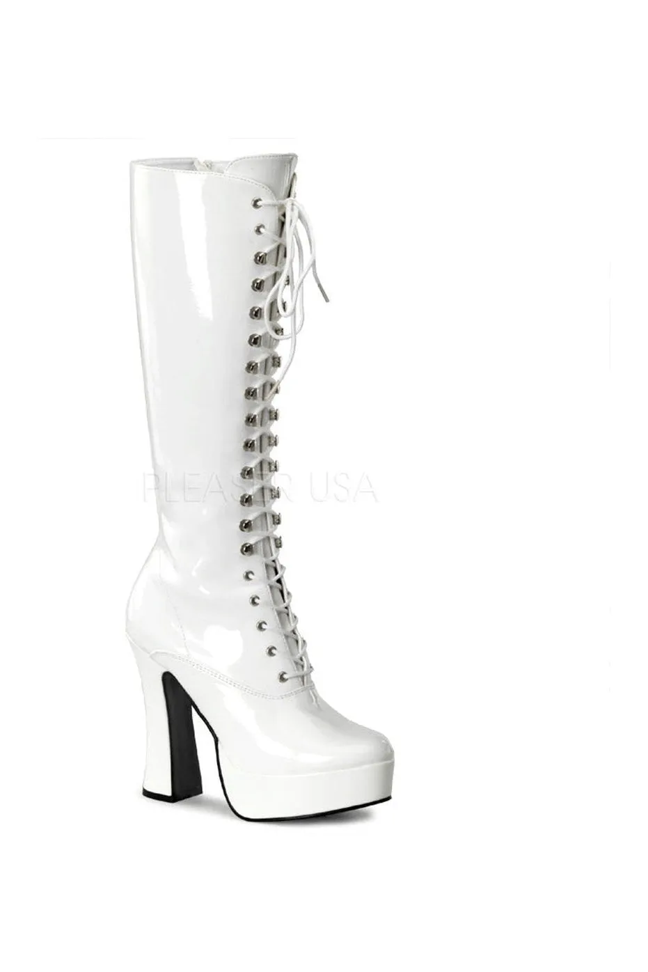 ELECTRA-2020 Platform Boot  | White Patent