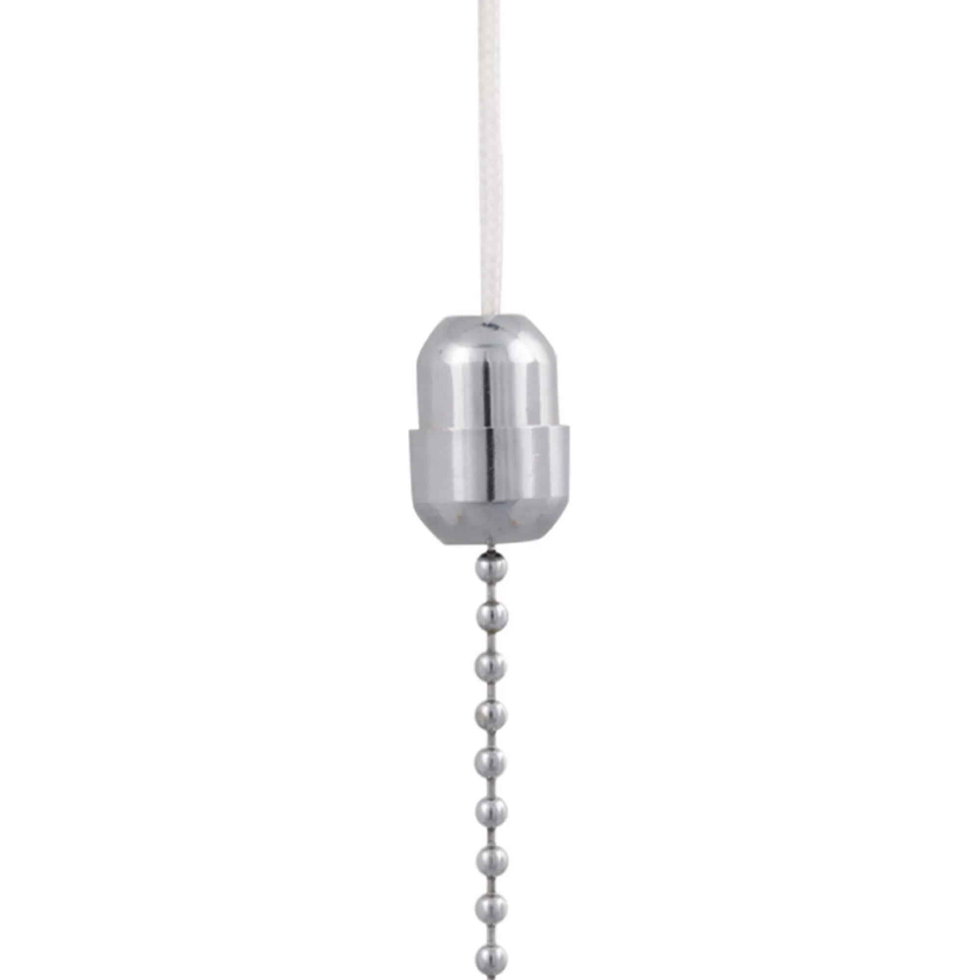 ElekTek Light Pull Chain Marble Egg Drop Chrome With 80cm Matching Chain