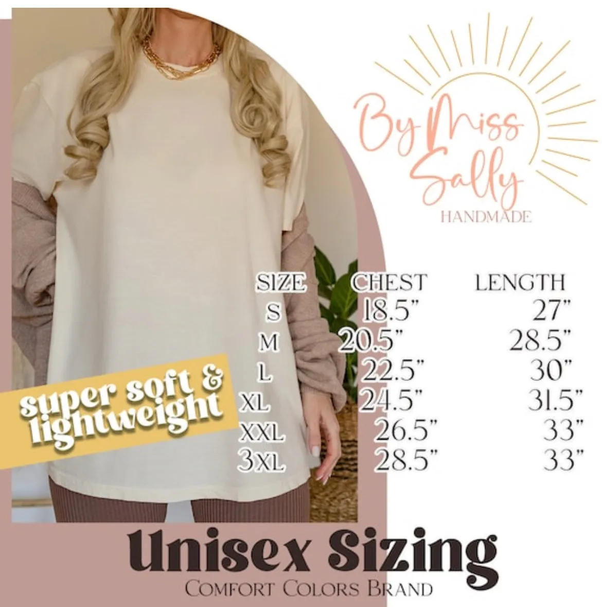 Embroidered Boho Floral Mama Comfort Colors Tee