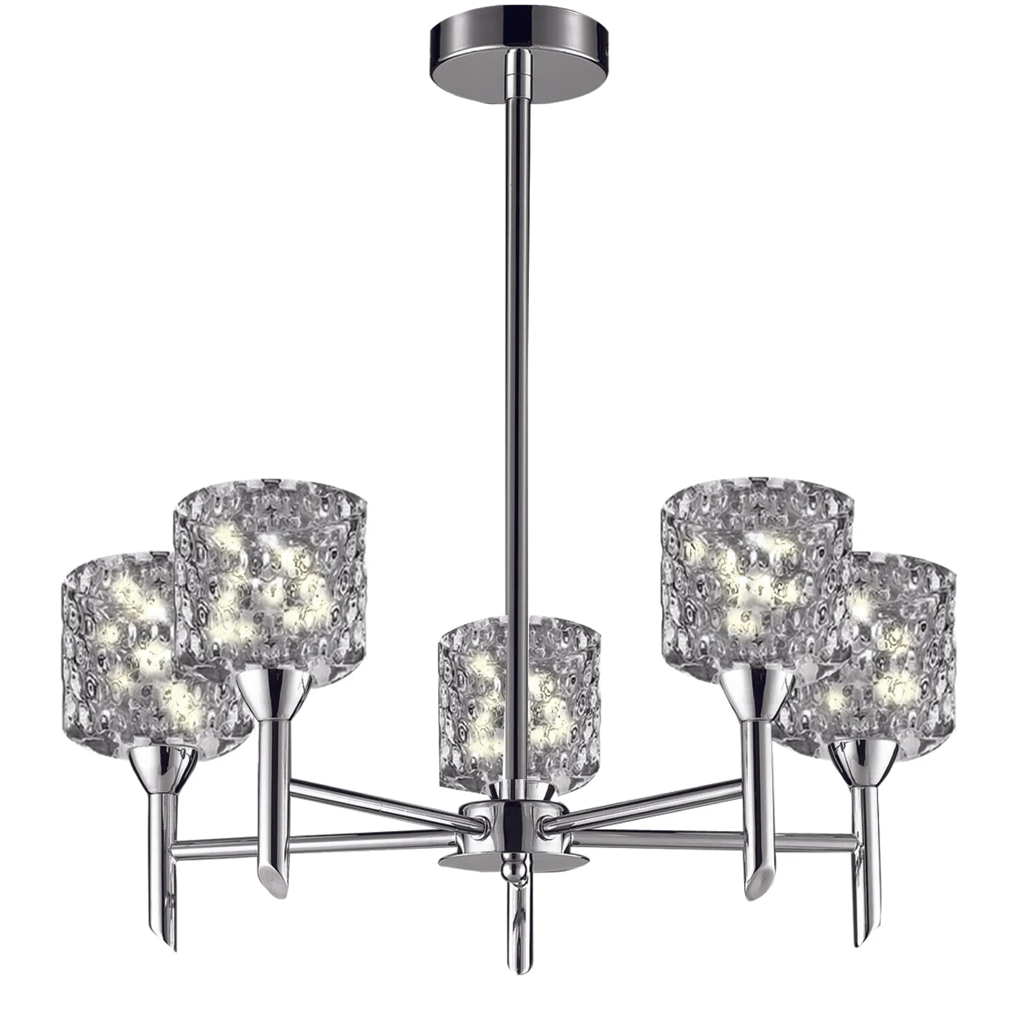 Finsbury 4, 5 and 8 Arm Pendant LED Light