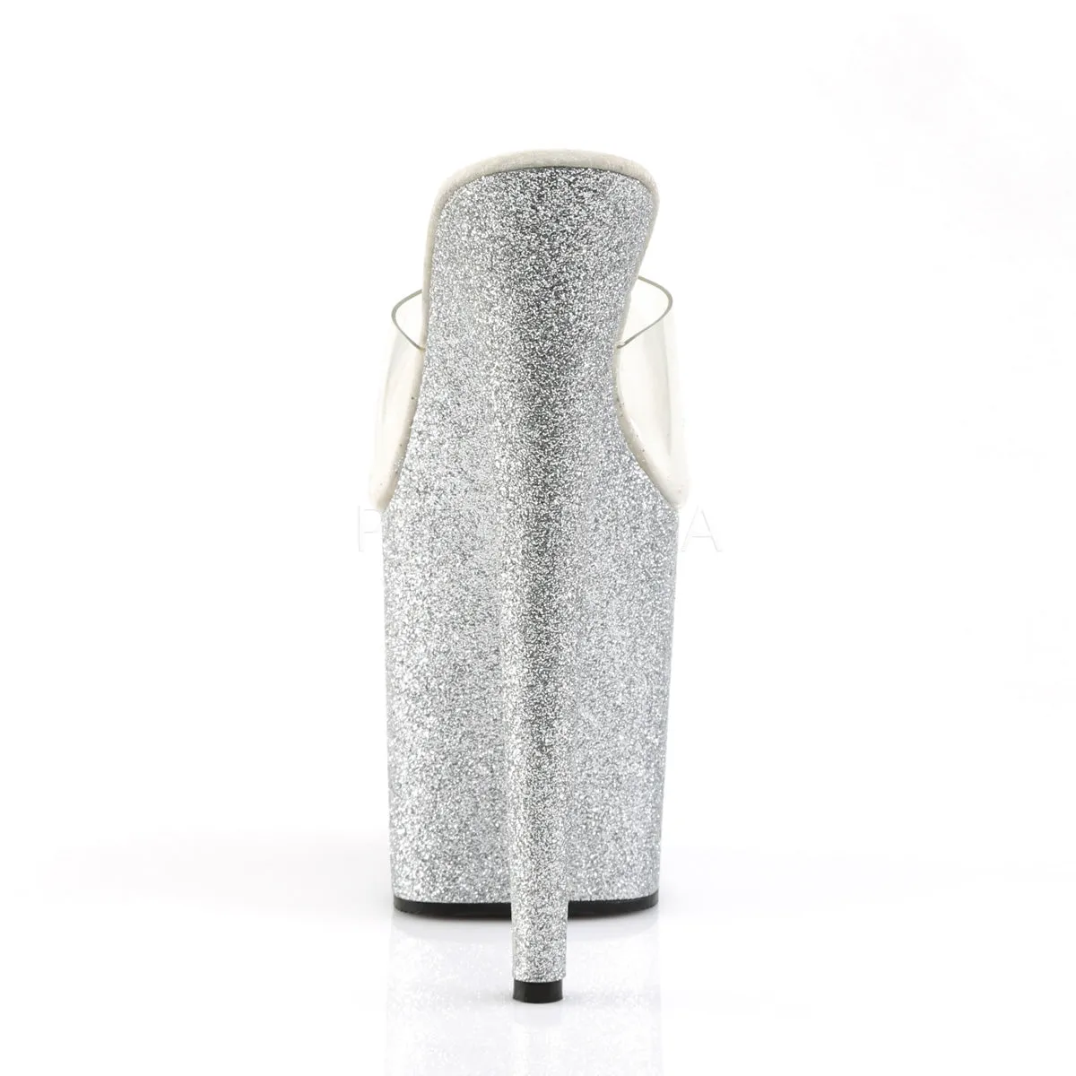 FLAMINGO-801SDG  Clear/Silver Glitter