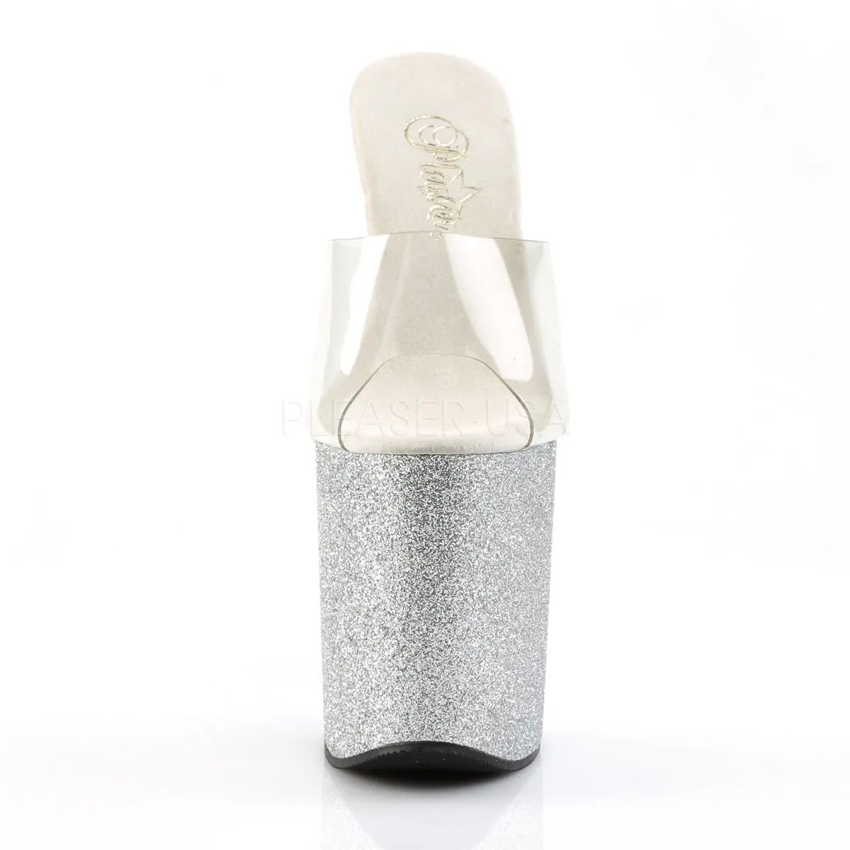 FLAMINGO-801SDG  Clear/Silver Glitter