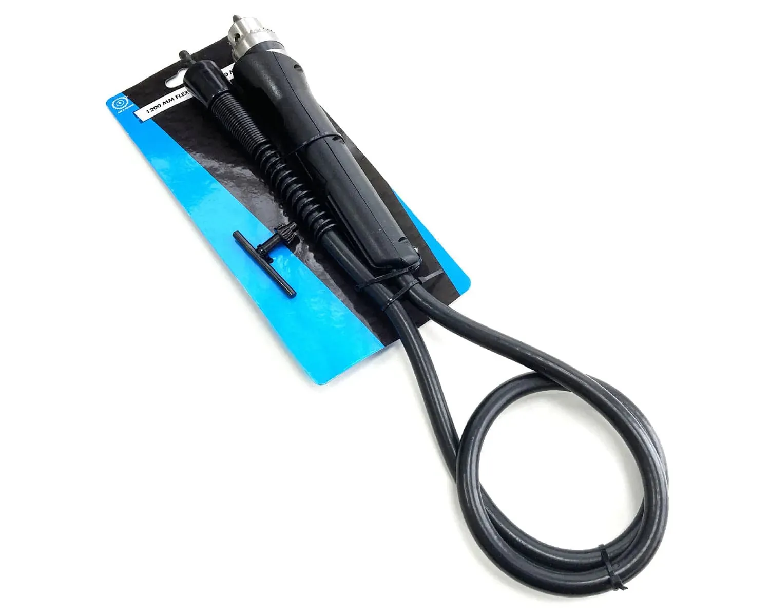 Flexible Drill Shaft Extension 1200mm Long Flexi Drive - Keyed Chuck