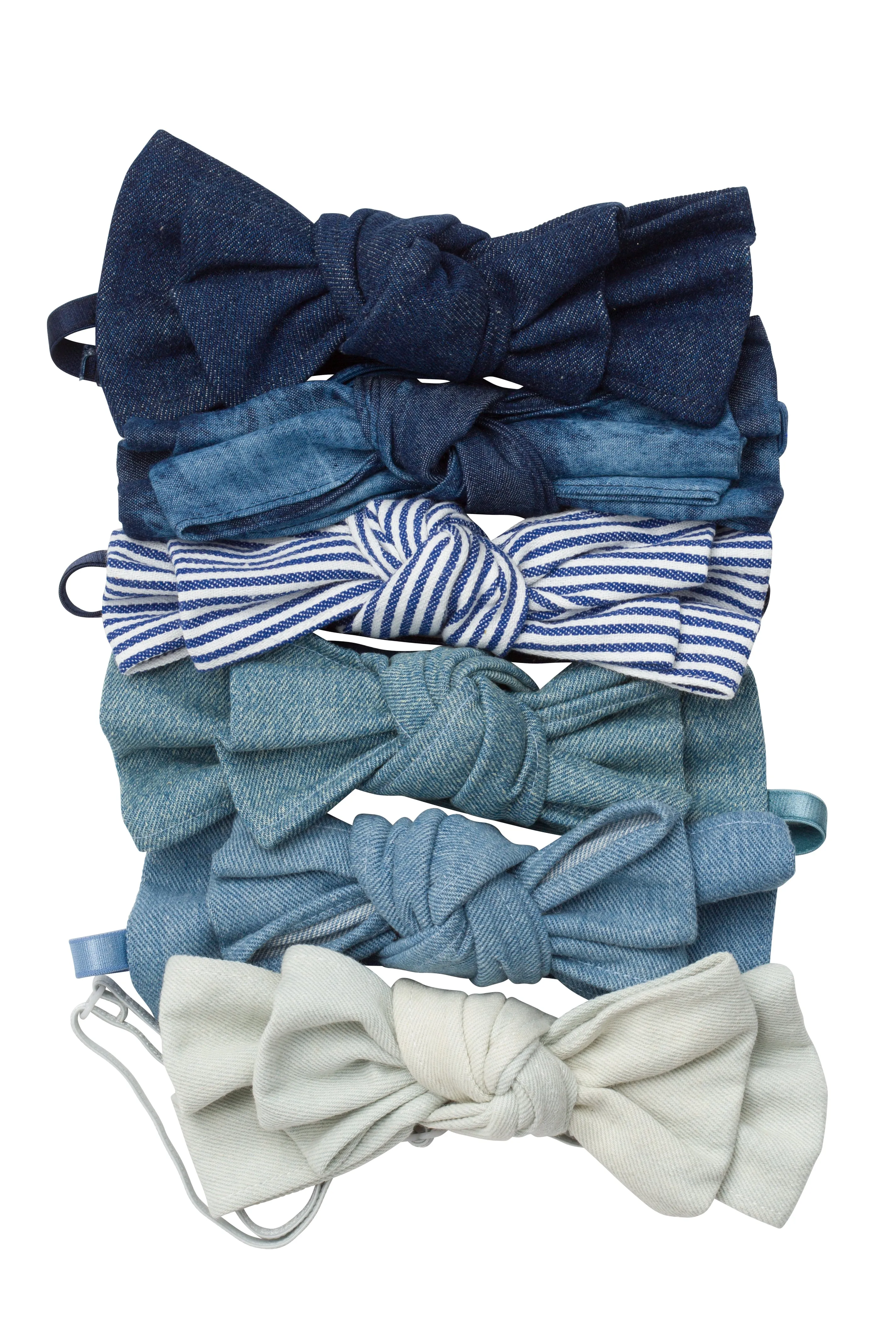 Floppy Denim Wrap - Light Blue Denim
