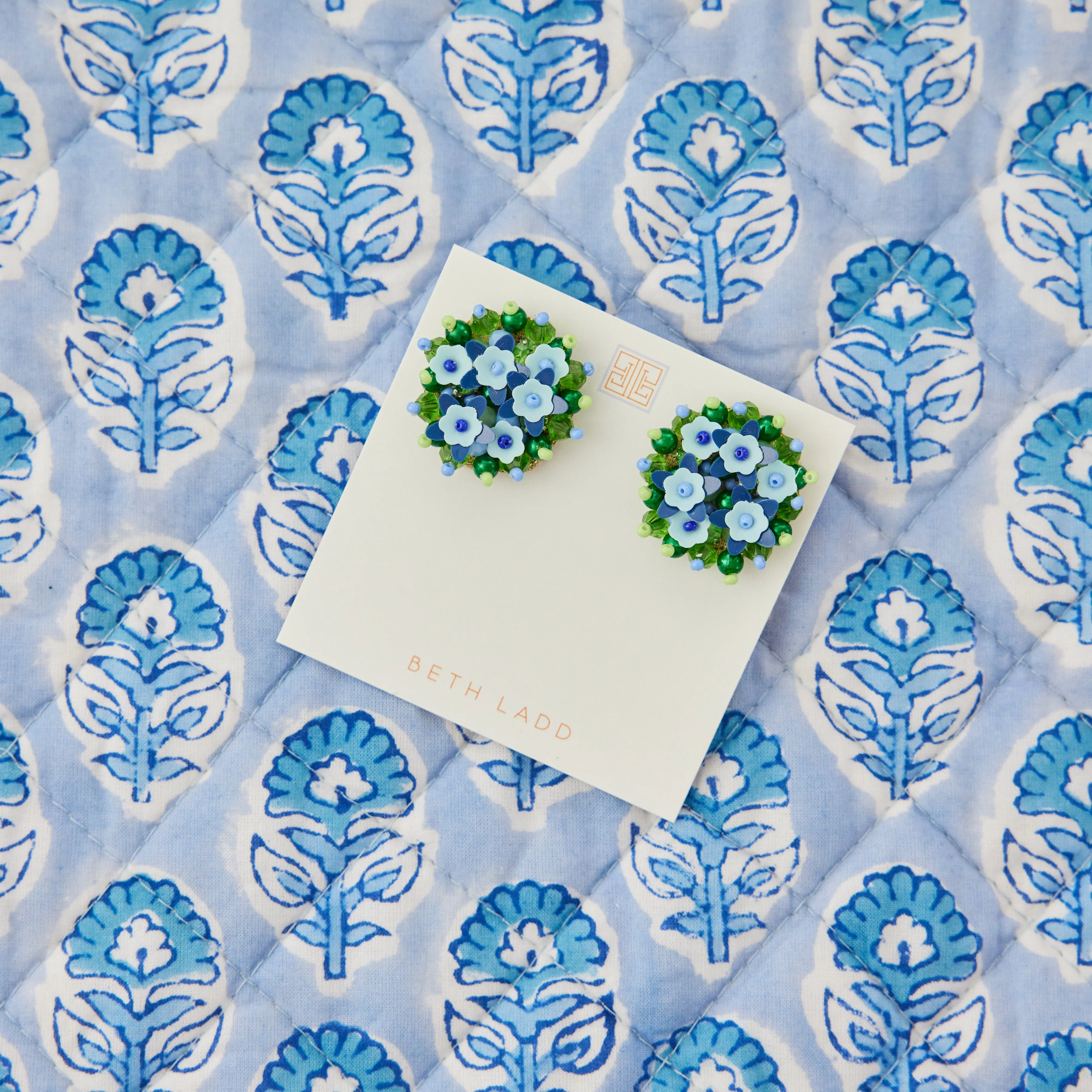 Flower Button Studs