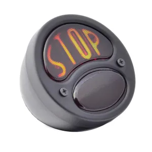 Ford Duo Lamp Model A Motorcycle Tail Light - Black
