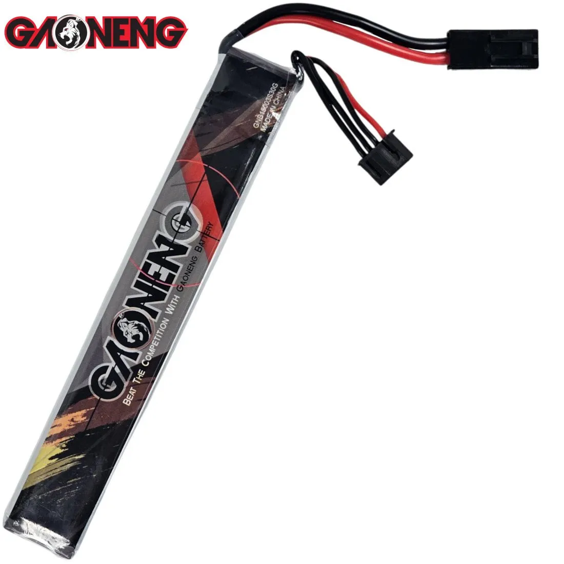 GAONENG 1500mah 11.1v Li-Po Gel Blaster Battery Mini Tamiya plug