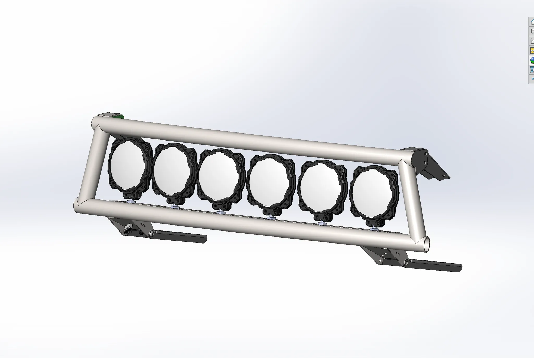 Gen 3 Ford Raptor Race truck front bumper light bar mount kit