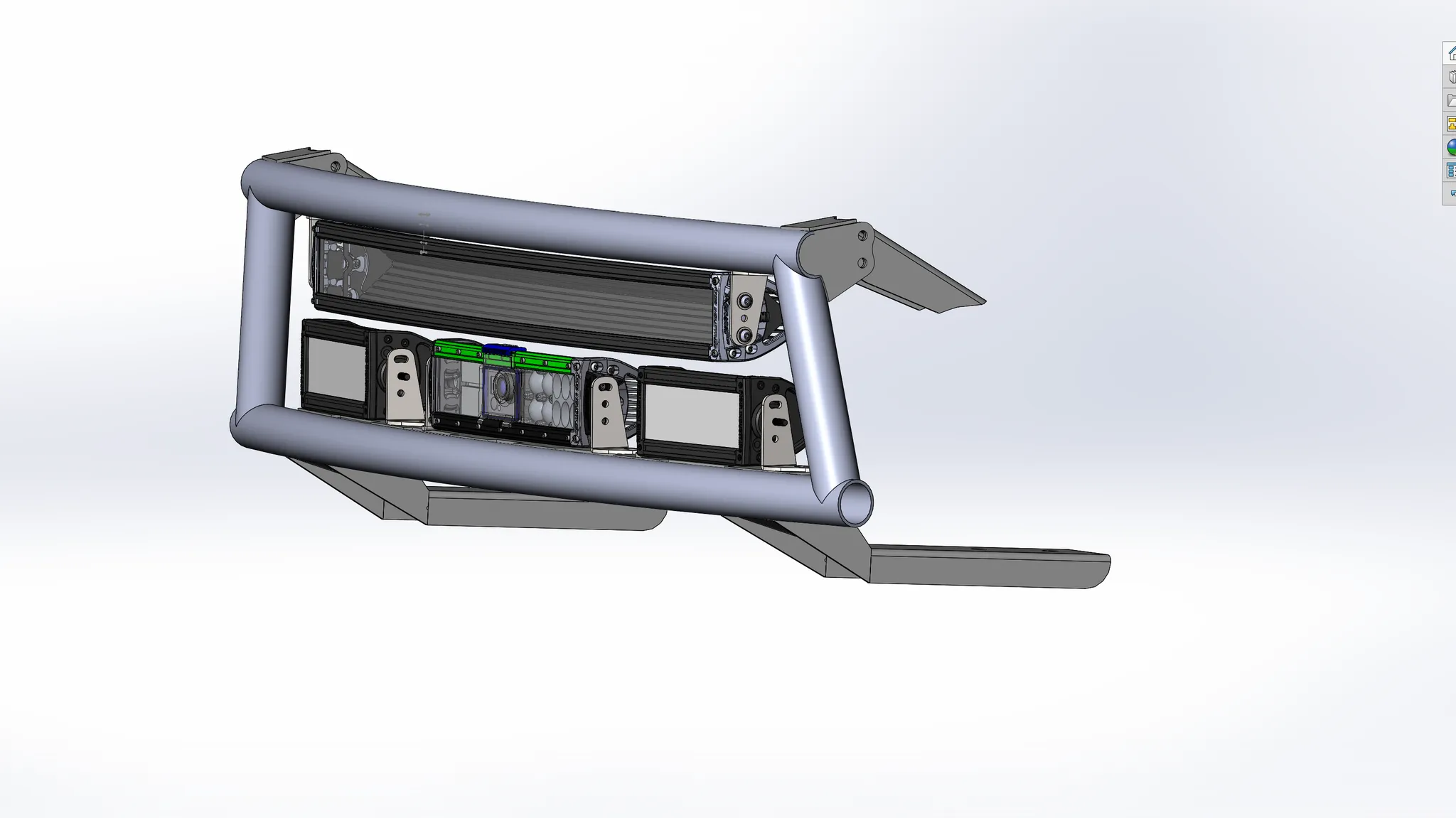 Gen 3 Ford Raptor Race truck front bumper light bar mount kit