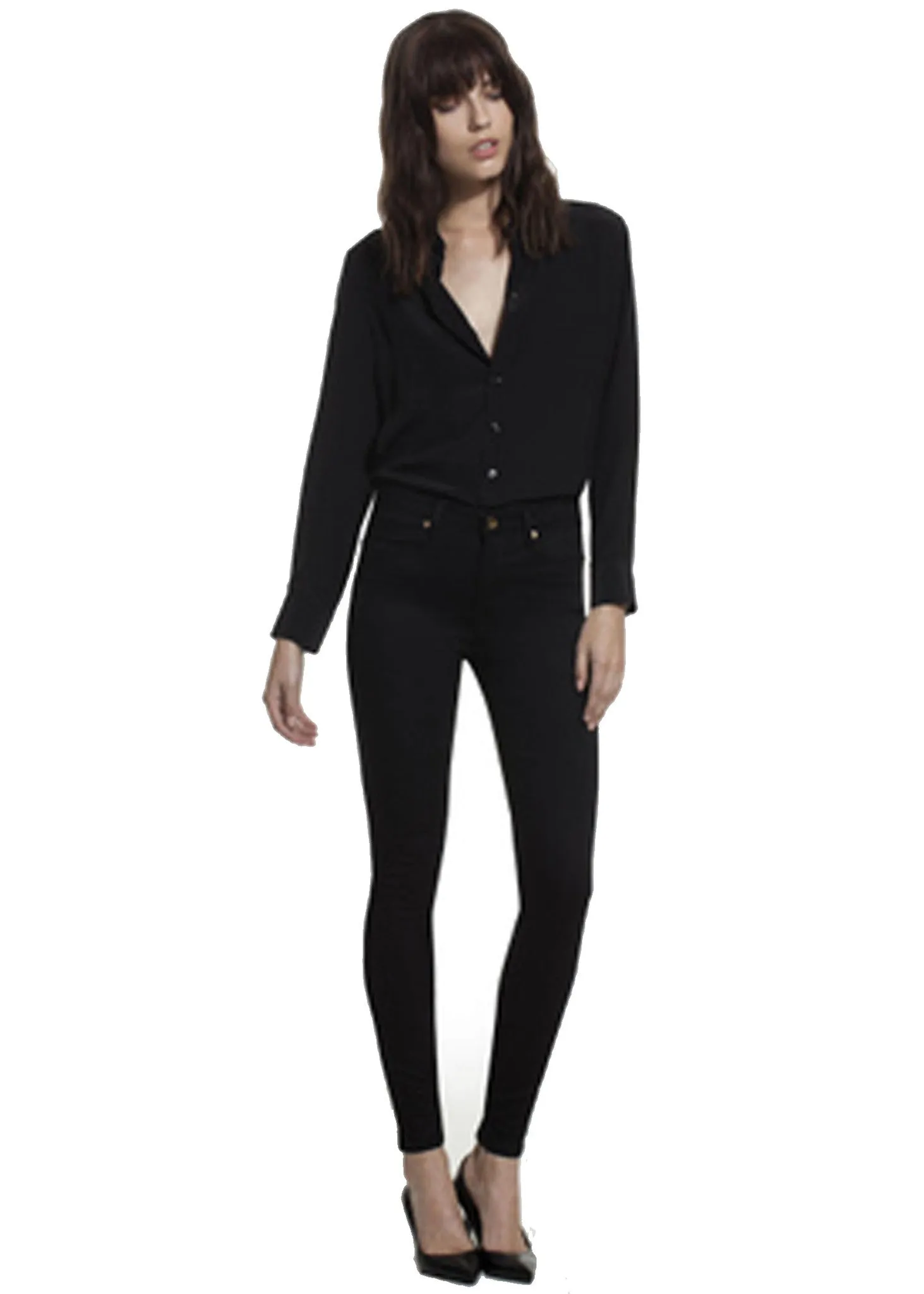 Genetic Denim Slim High-Rise Skinny in Tribute
