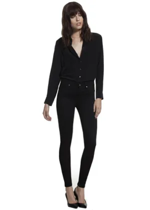 Genetic Denim Slim High-Rise Skinny in Tribute