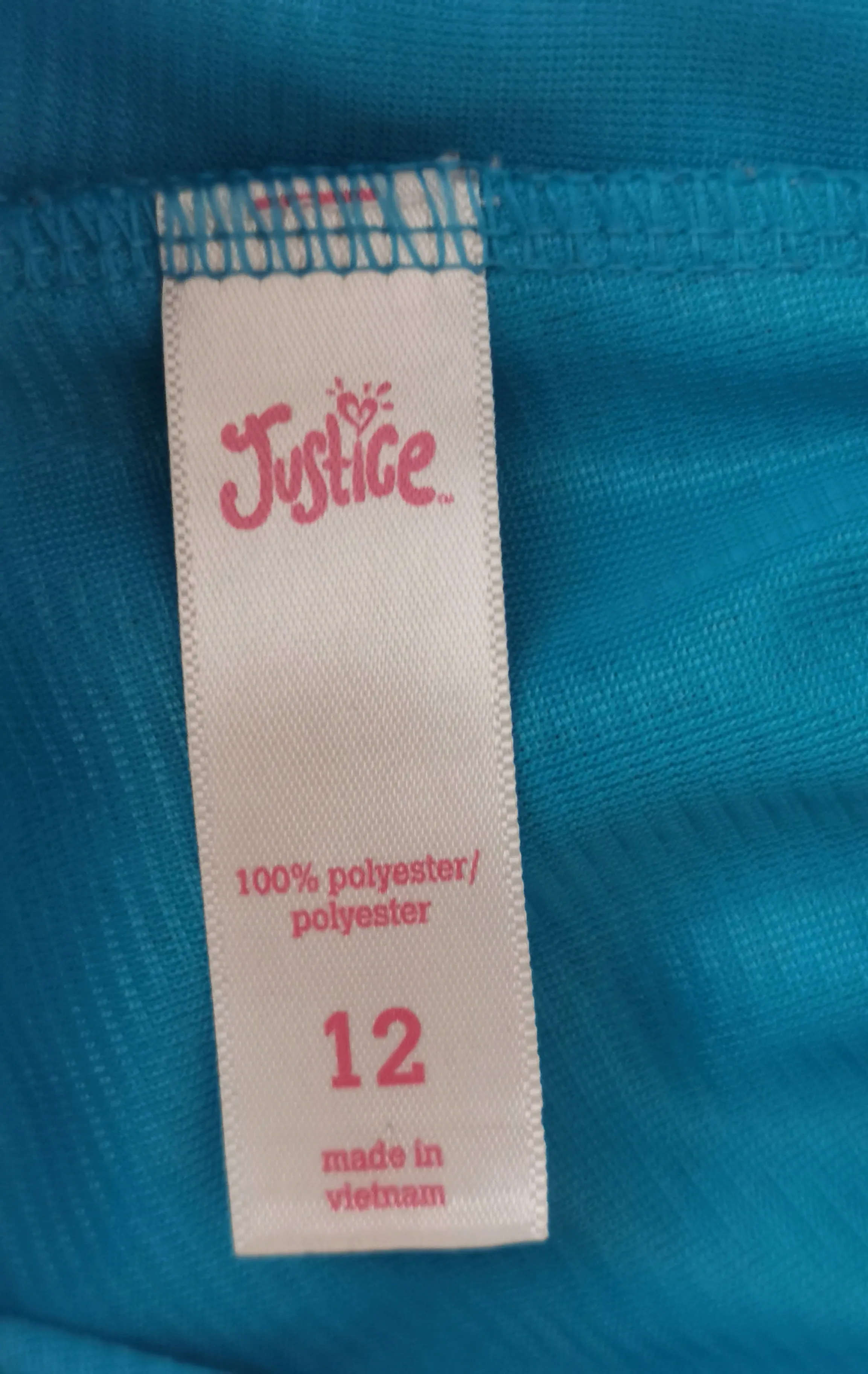 GIRL SIZE 12 YEARS - JUSTICE, Casual Shorts EUC B8