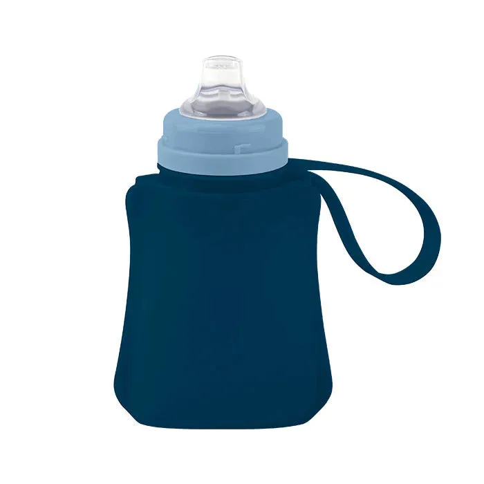 Green Sprouts Silicone and Sprout Ware® Sip & Straw Pocket (8 oz.) - Cobalt 6M 
