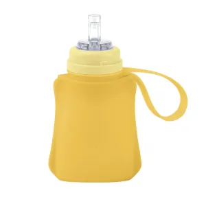 Green Sprouts Silicone and Sprout Ware® Sip & Straw Pocket (8 oz.) - Yellow 6M 