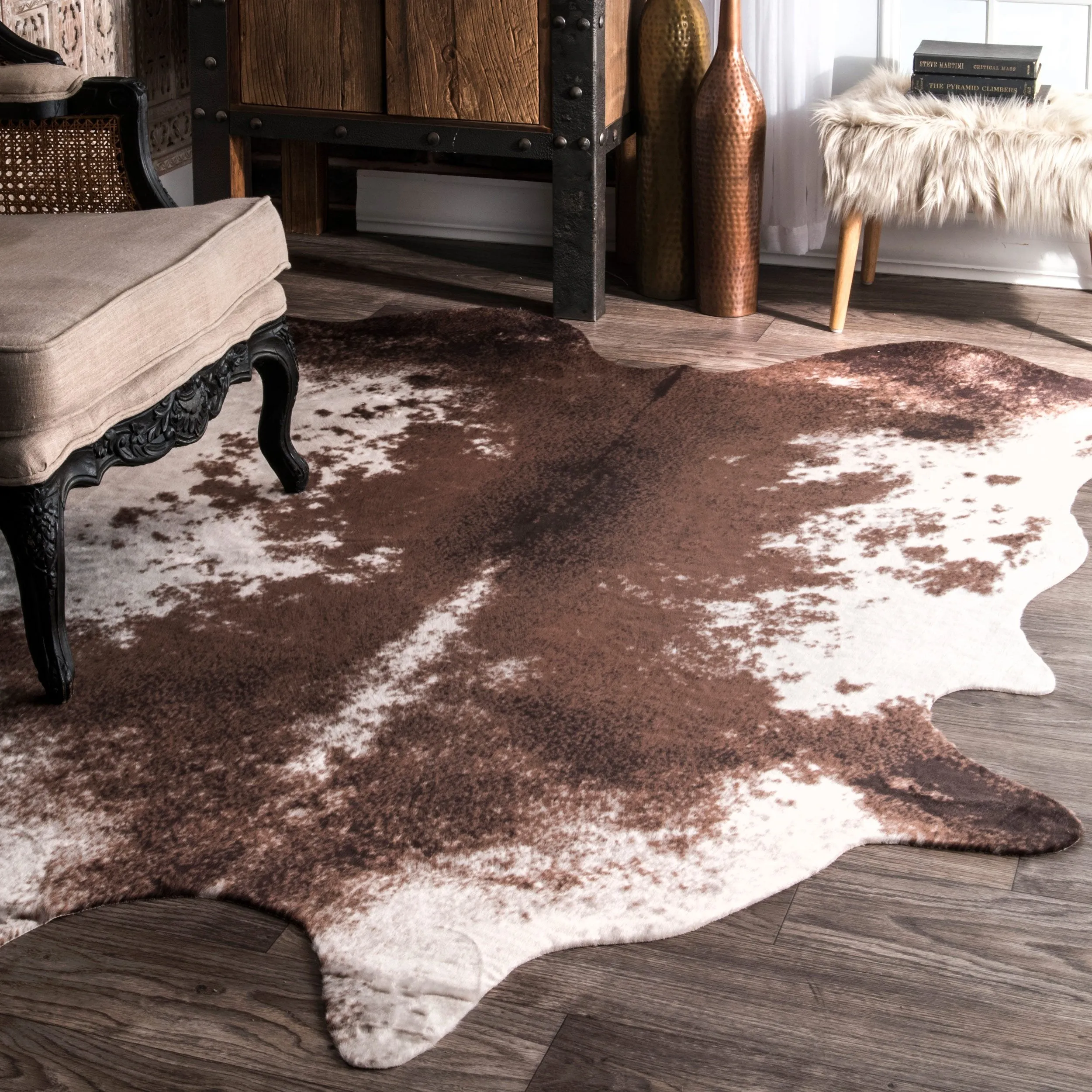 HALINA FAUX COWHIDE