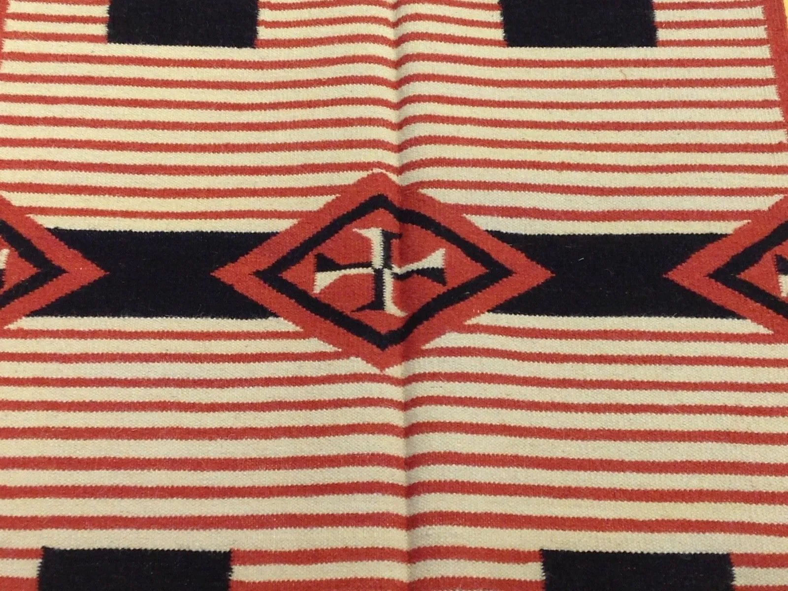 Hand-Woven Southwestern Design Dhurrie Reversible Kilim Wool Rug (Size 3.0 X 5.0) Brral-5151