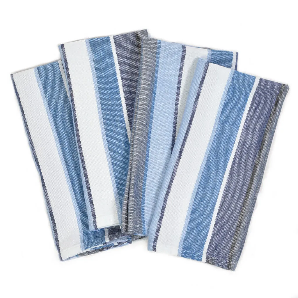 Hand Woven Table Napkins | Regatta Stripe