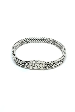 Handcrafted Sterling Silver Woven Bracelet