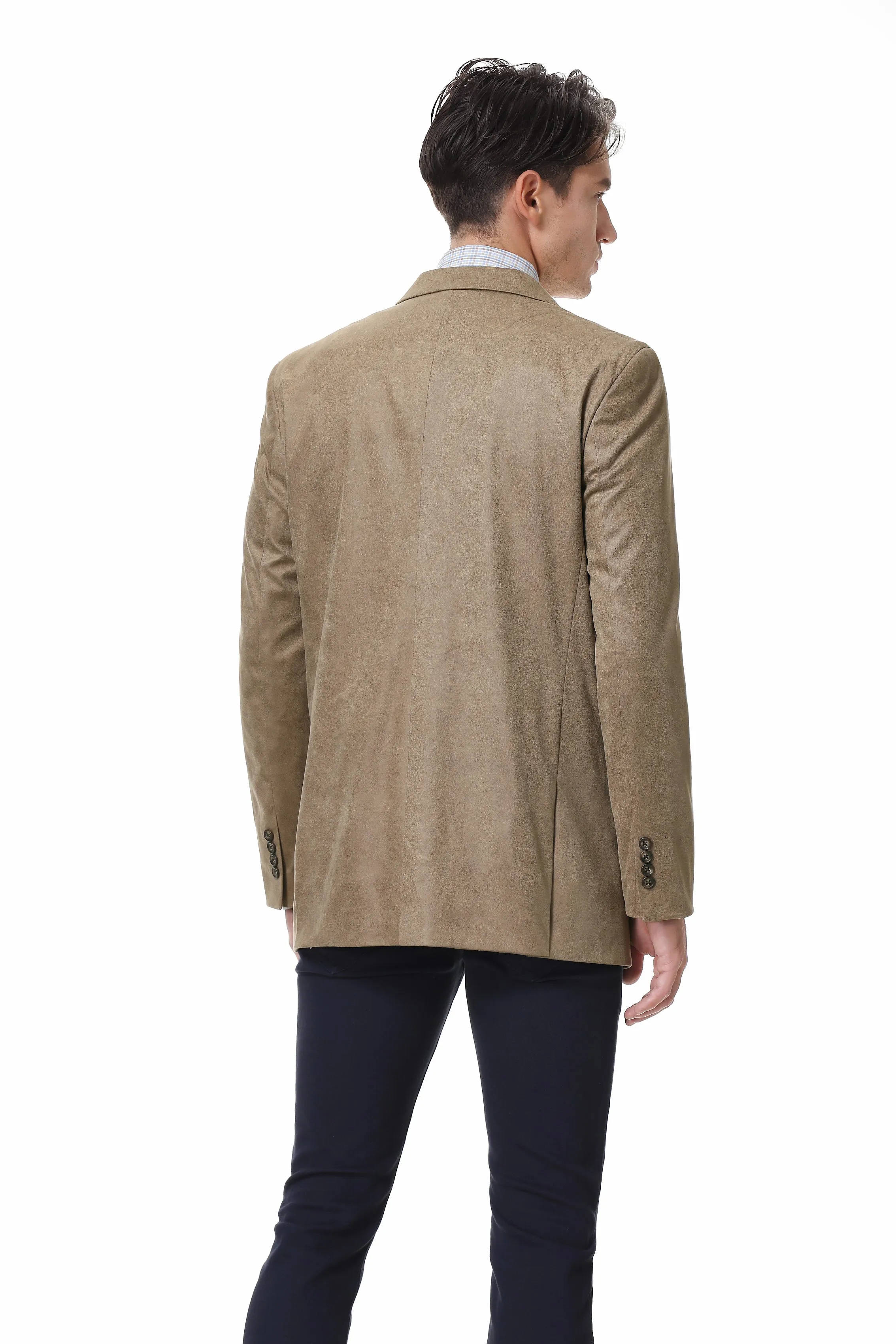 Hechter Paris Faux Suede Tan Jacket