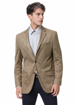 Hechter Paris Faux Suede Tan Jacket