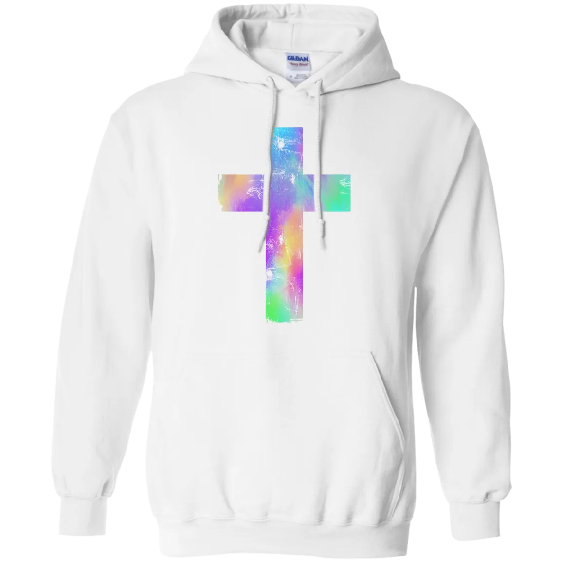 Here’s an SEO-optimized product description for the Watercolor Distressed Cross Hoodie:  Watercolor Distressed Cross Hoodie – Cozy, Faithful, and Stylish