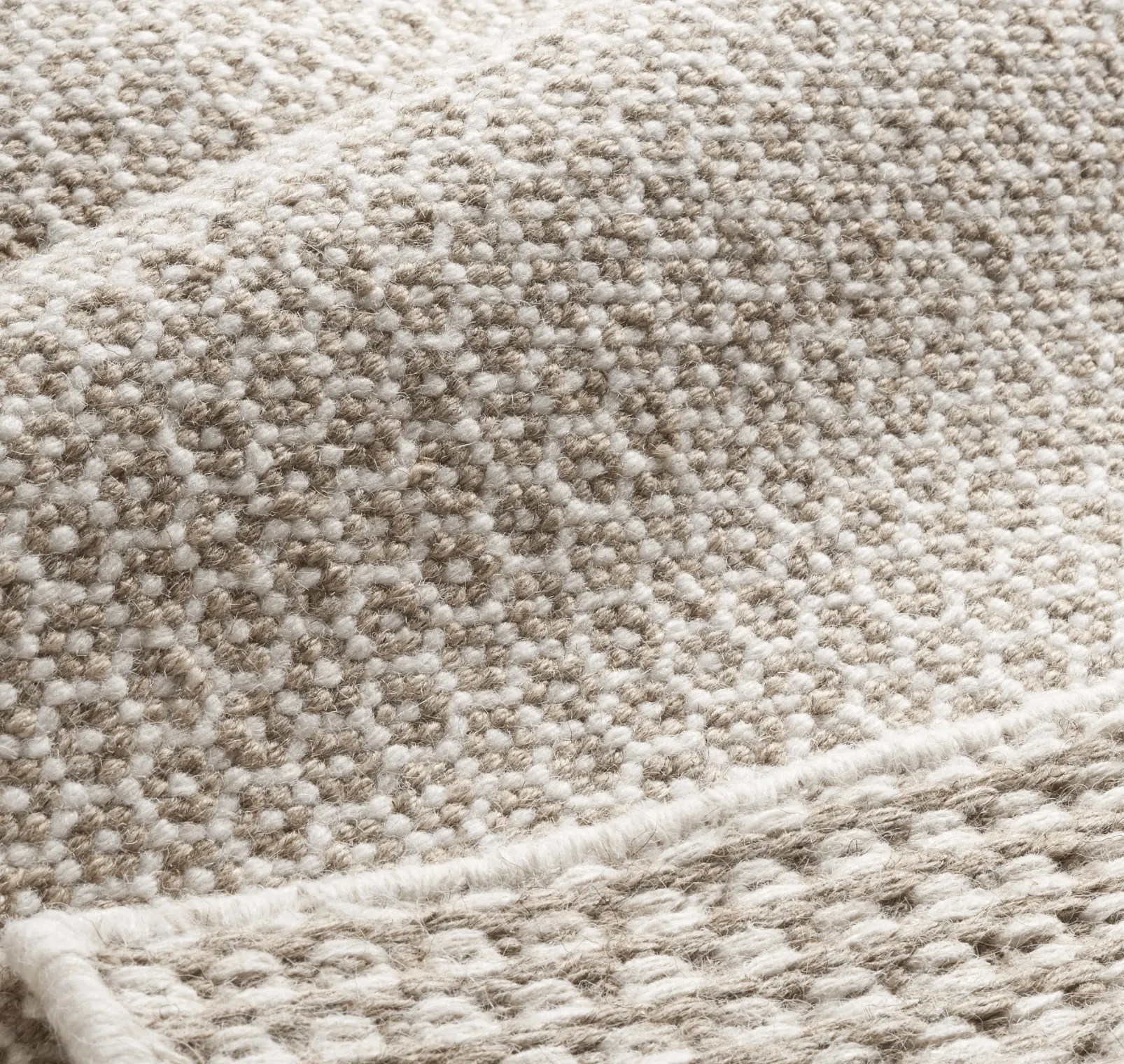 Honeycomb Woven Rug - Natural