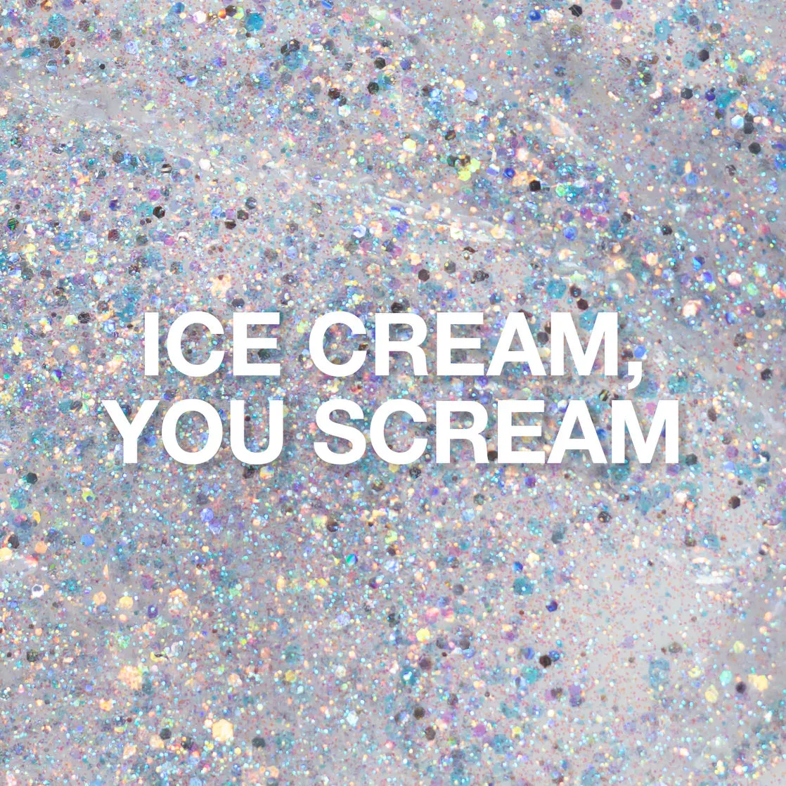 Ice Cream, You Scream, Glitter Gel, 10 ml