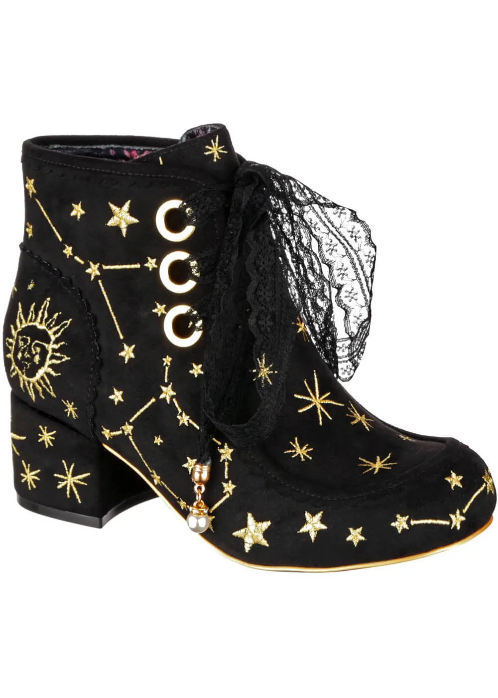 Irregular Choice Alpha Centauri Boots Black