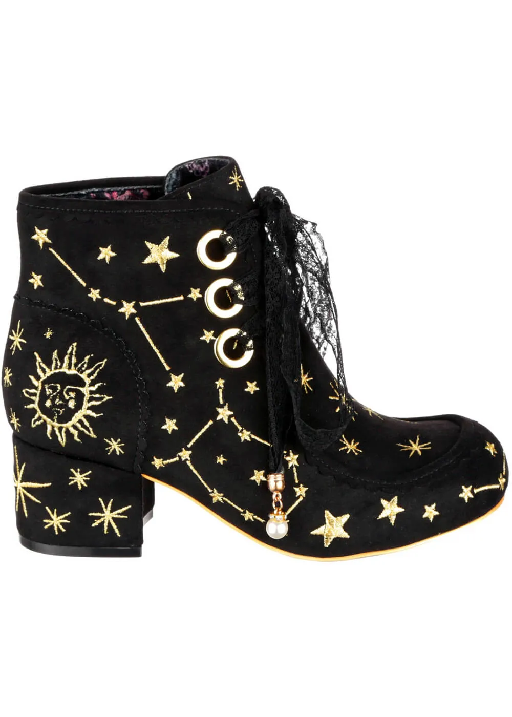Irregular Choice Alpha Centauri Boots Black