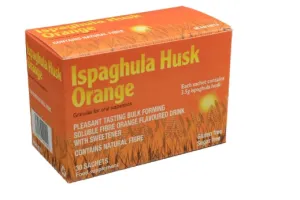 Ispaghula Husk Orange Sachets x 30/60 (Orange, Lemon, Original)