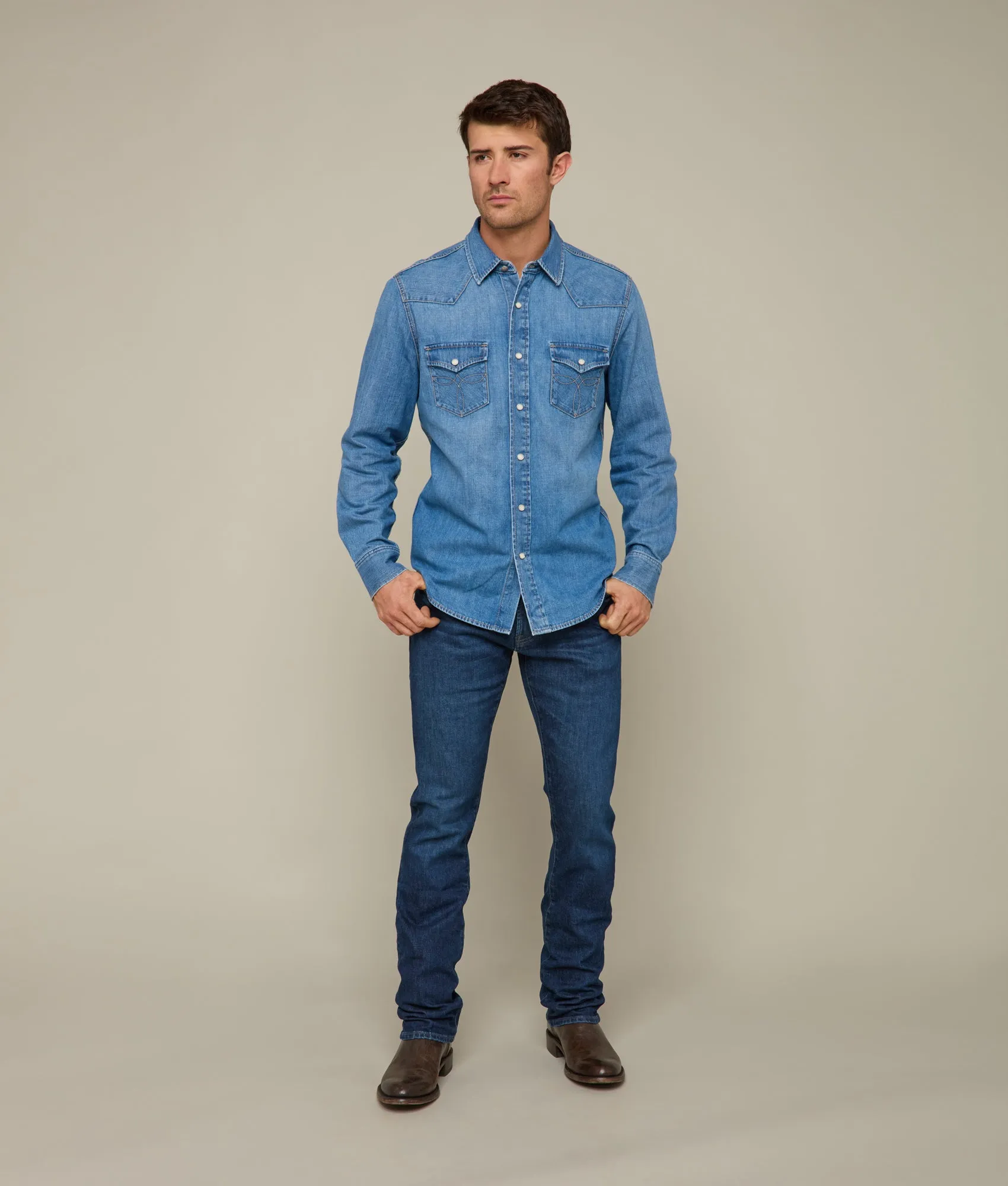 Jacob Men's Shirt :: Lone Star Blue
