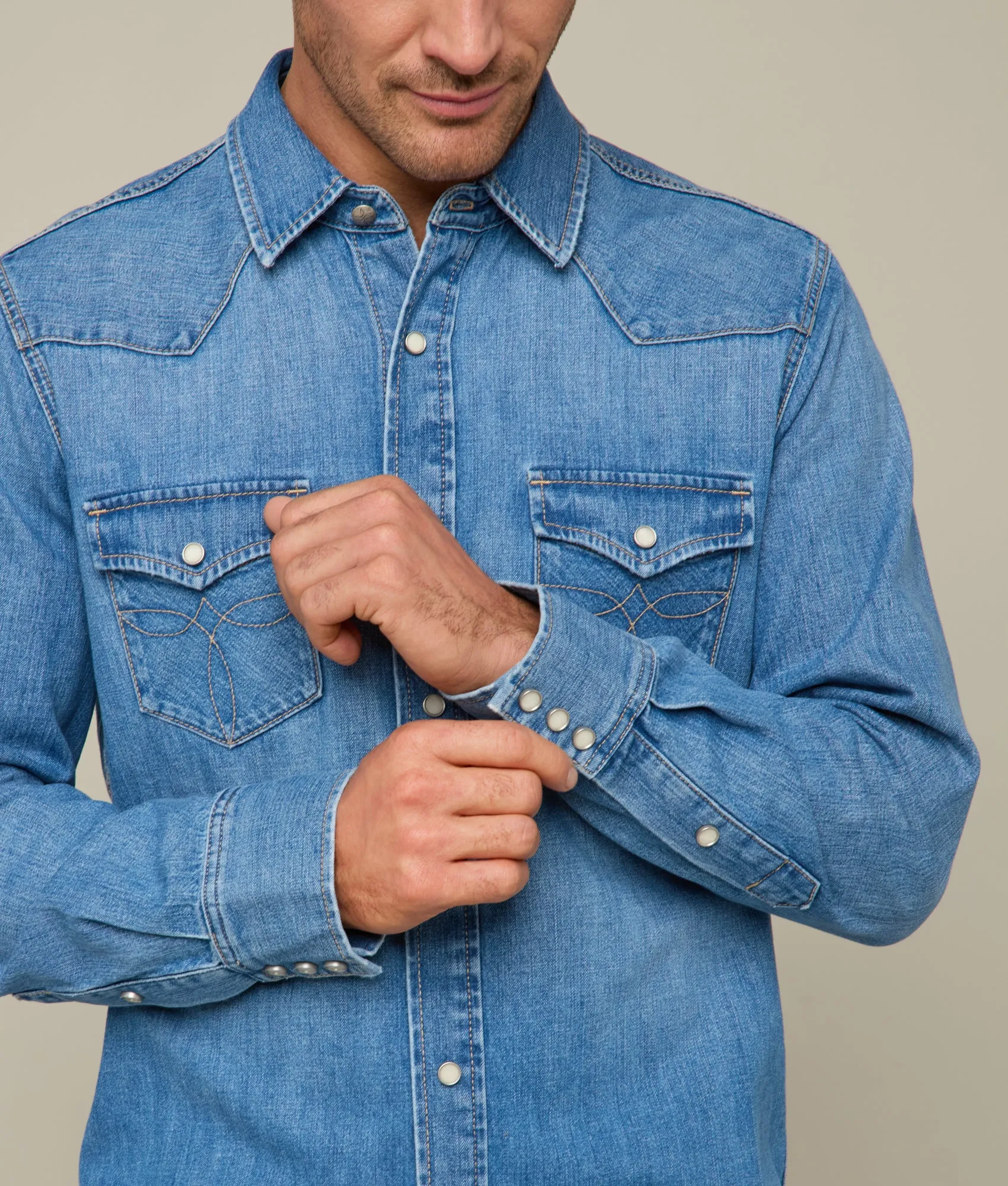 Jacob Men's Shirt :: Lone Star Blue