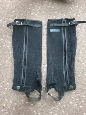Jacson legging childrens chaps size L black 🟢