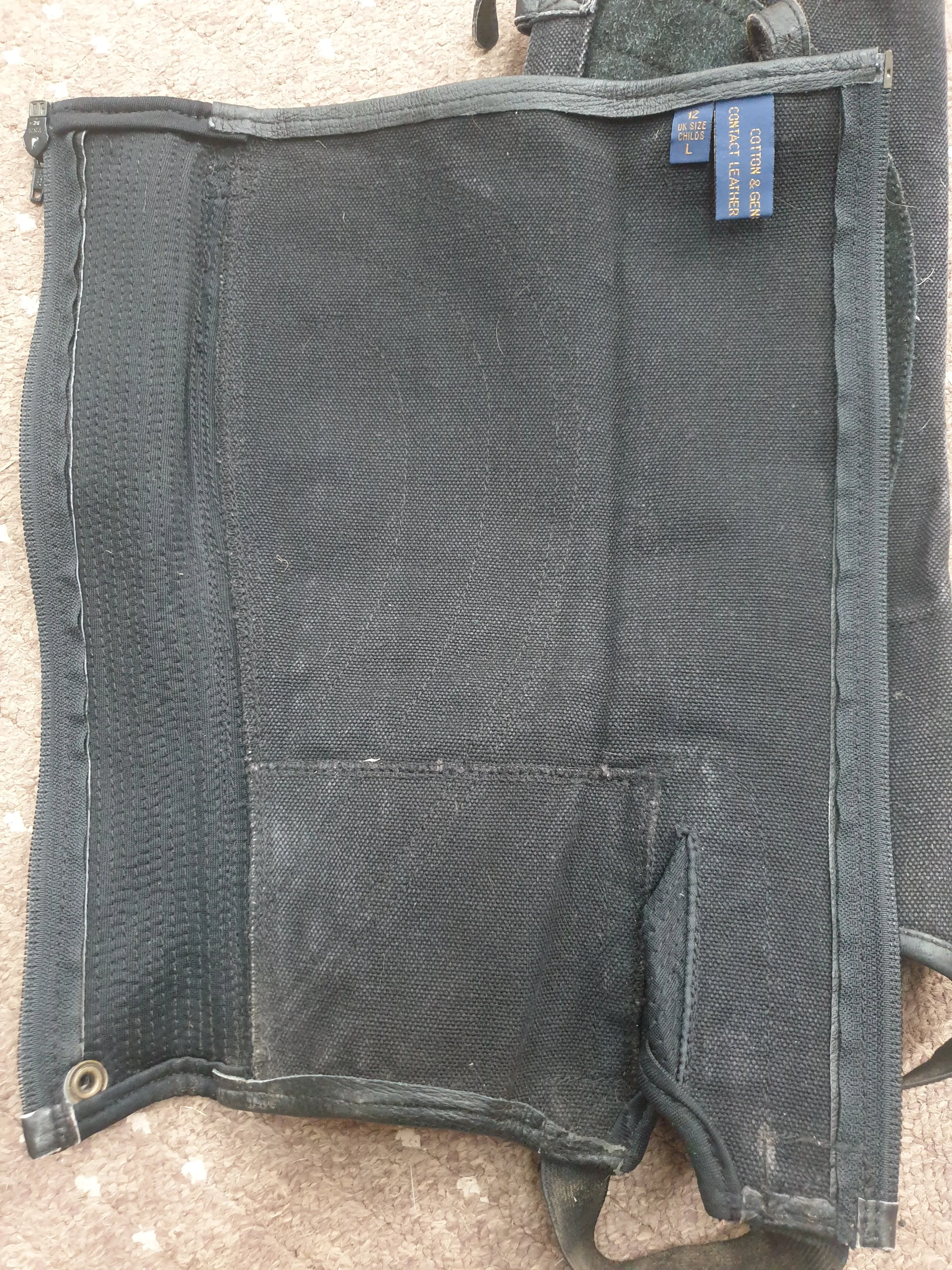 Jacson legging childrens chaps size L black 🟢