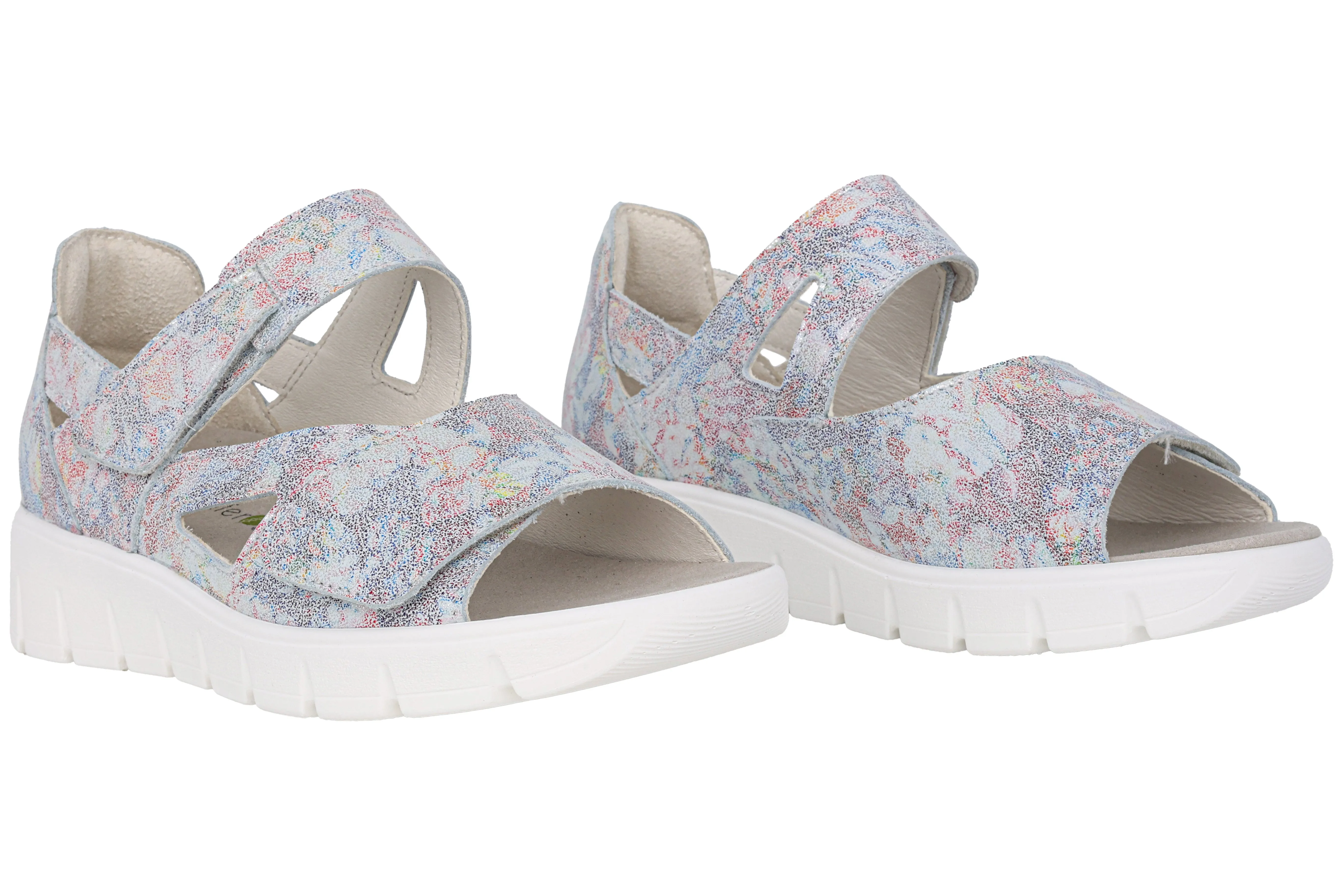 'K-Adea' women's wide fit (K) sandal - multicolour