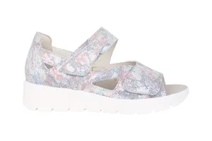 'K-Adea' women's wide fit (K) sandal - multicolour