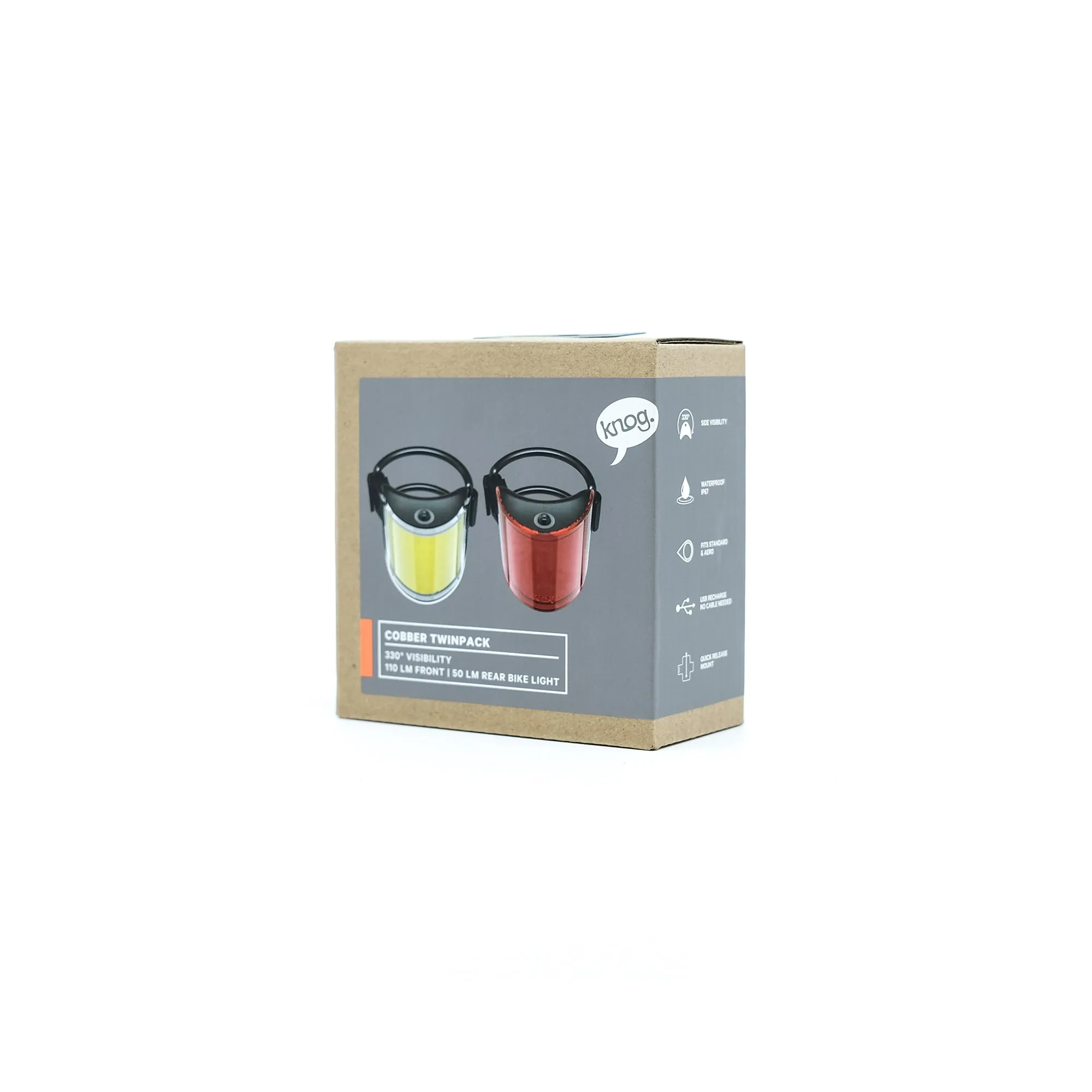 Knog Lil Cobber Light Twin Pack (Front Rear Set)