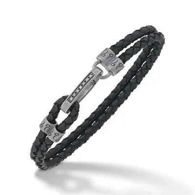 Lash Parallel Leather Bracelet