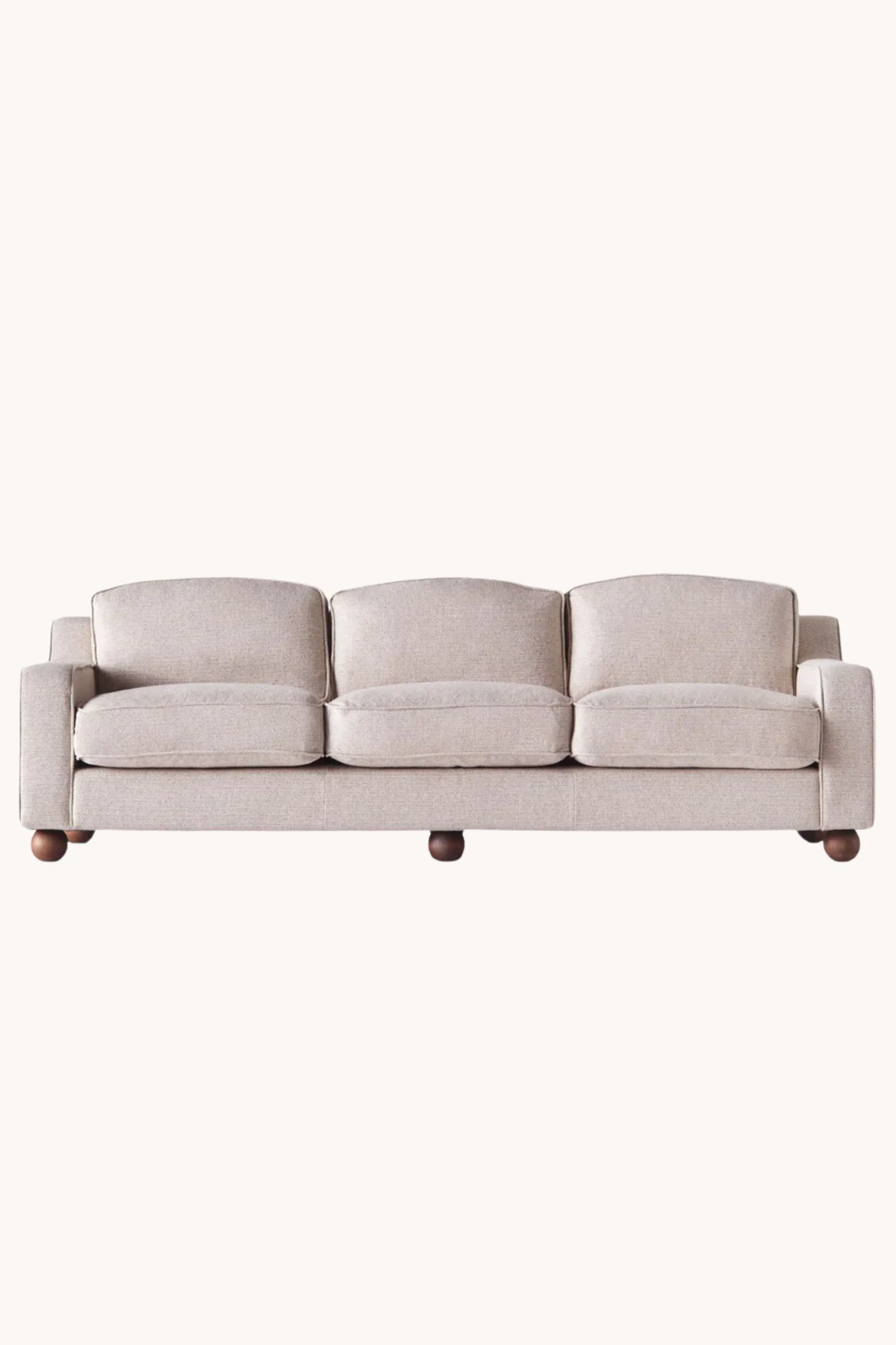 Lola Sofa Woven Sand | Dusty Deco
