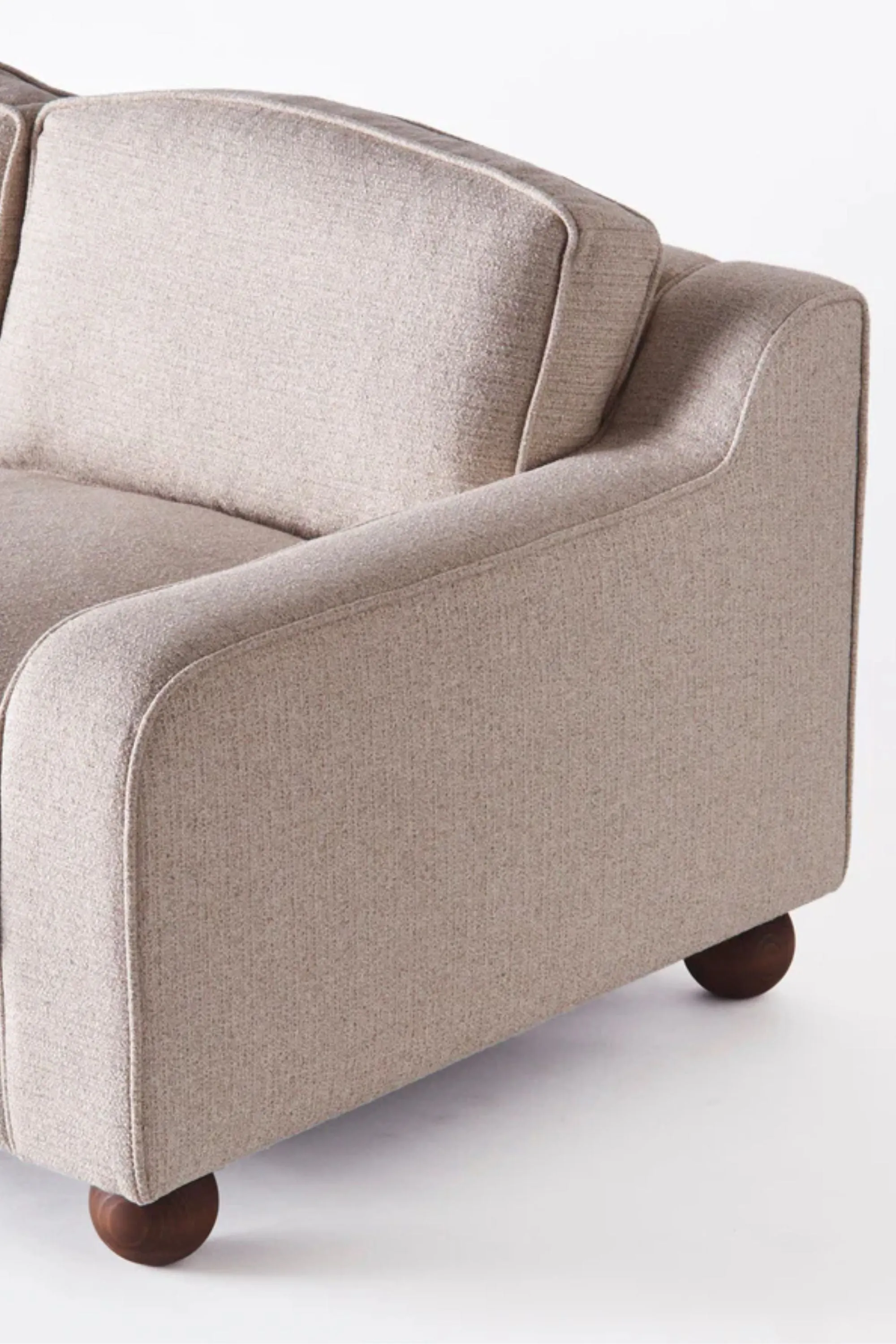 Lola Sofa Woven Sand | Dusty Deco