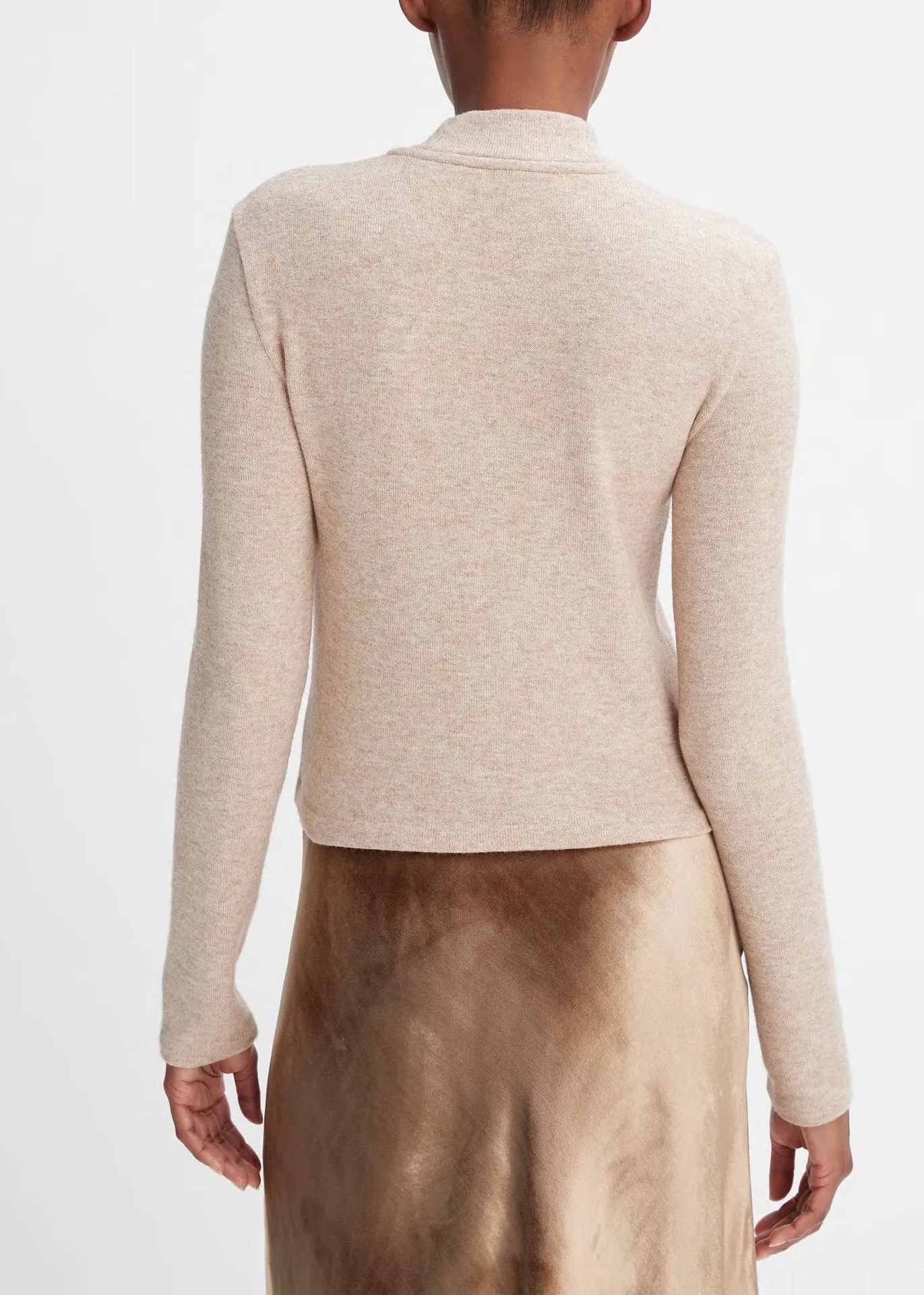 Long Sleeve Cozy Mock Neck (Hazel Cream)