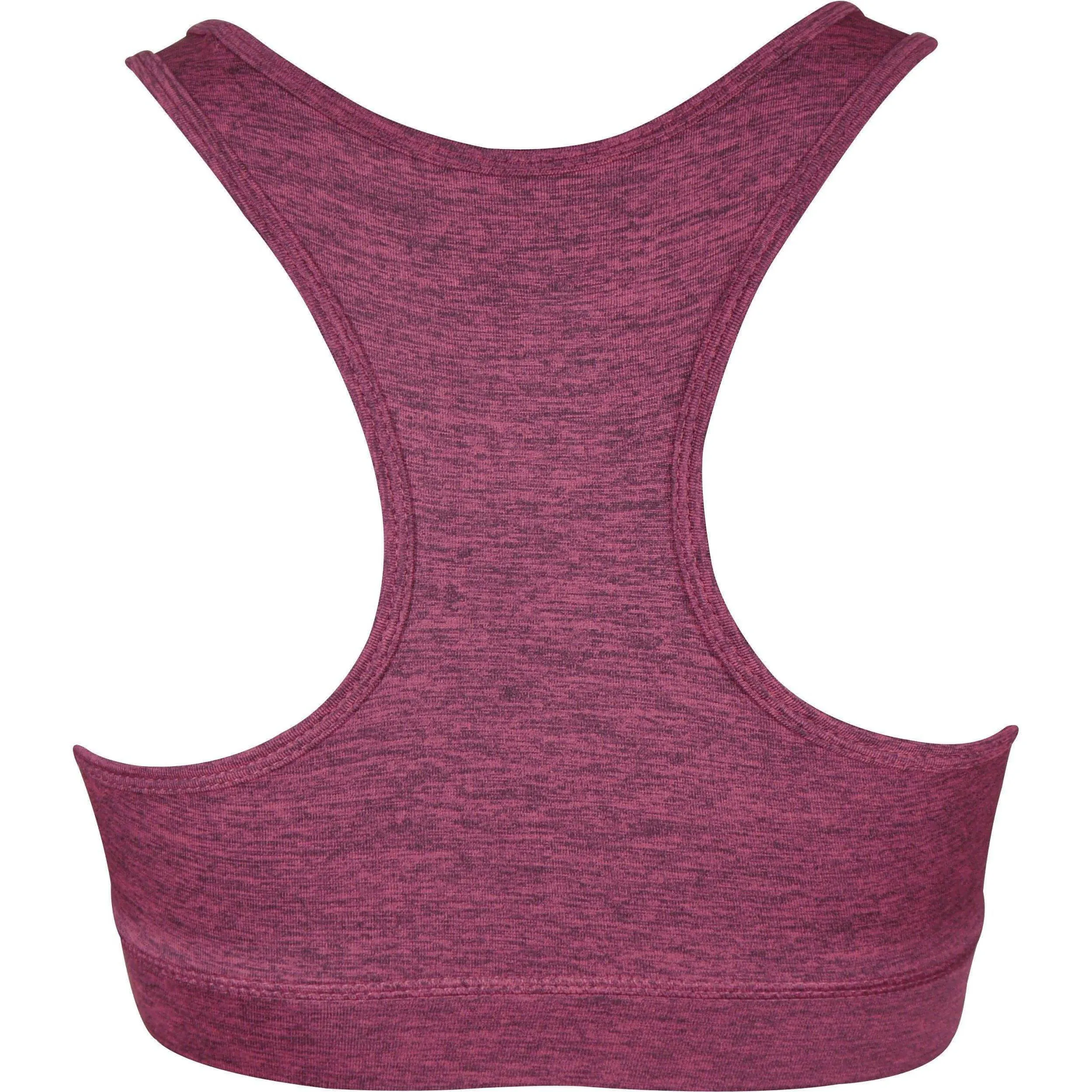 More Mile Train To Run Womens Running Crop Top - Purple