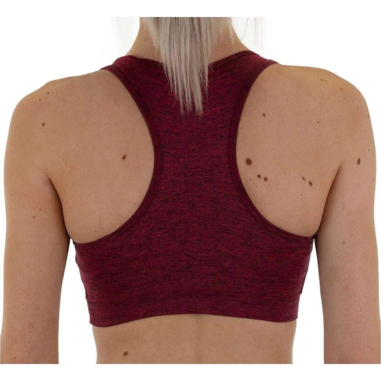 More Mile Train To Run Womens Running Crop Top - Purple