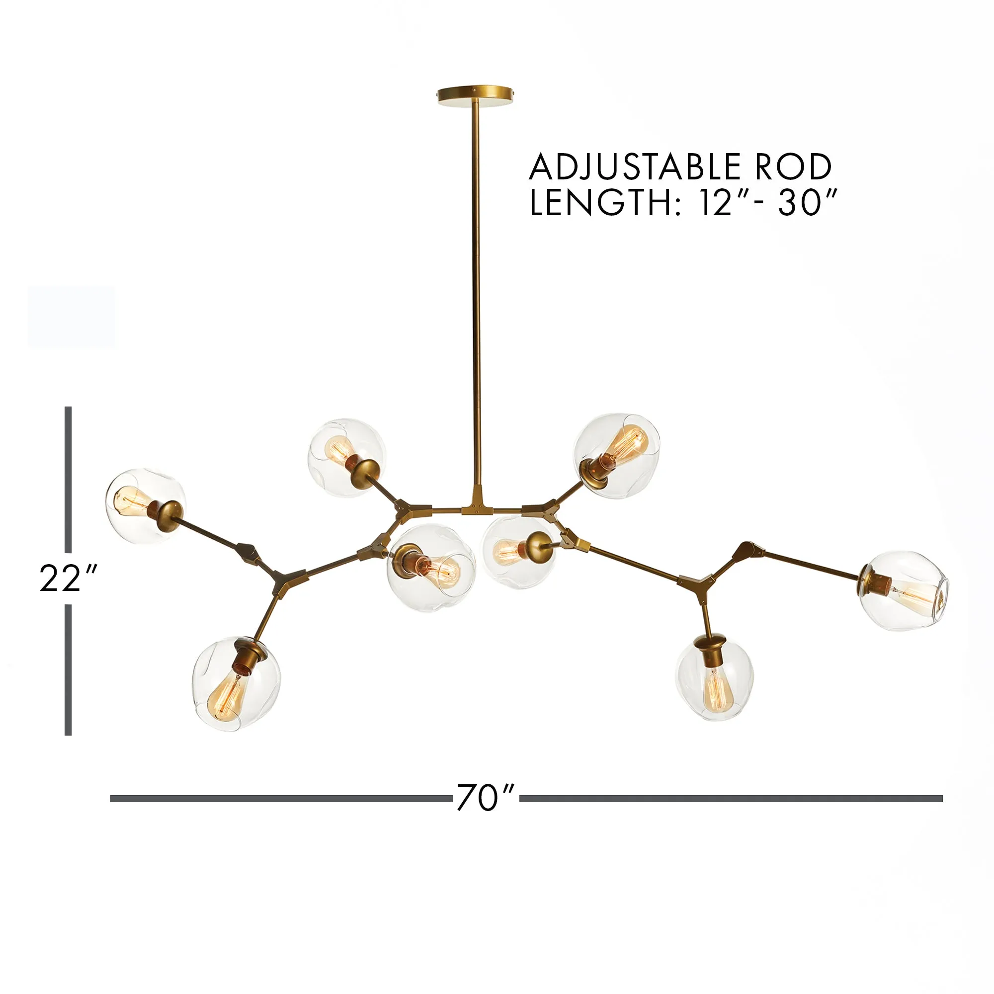 NAPA Home & Garden, DANIELLA GLOBE CHANDELIER,FL253