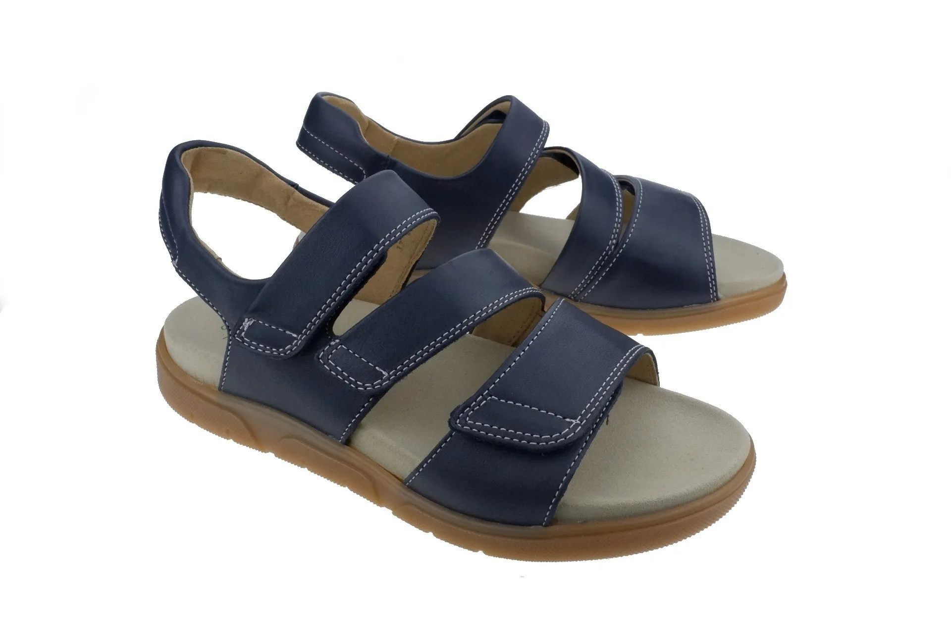 'Nature S' women's strap sandal - blue
