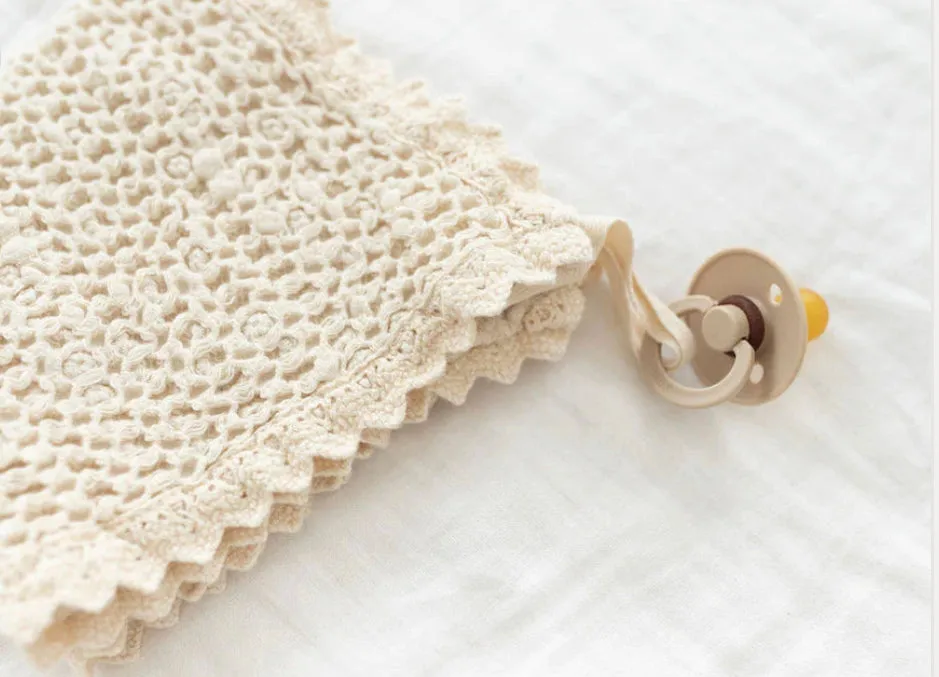 NEW GRAIN COZY WAFFLE MINI LOVIE || MILK