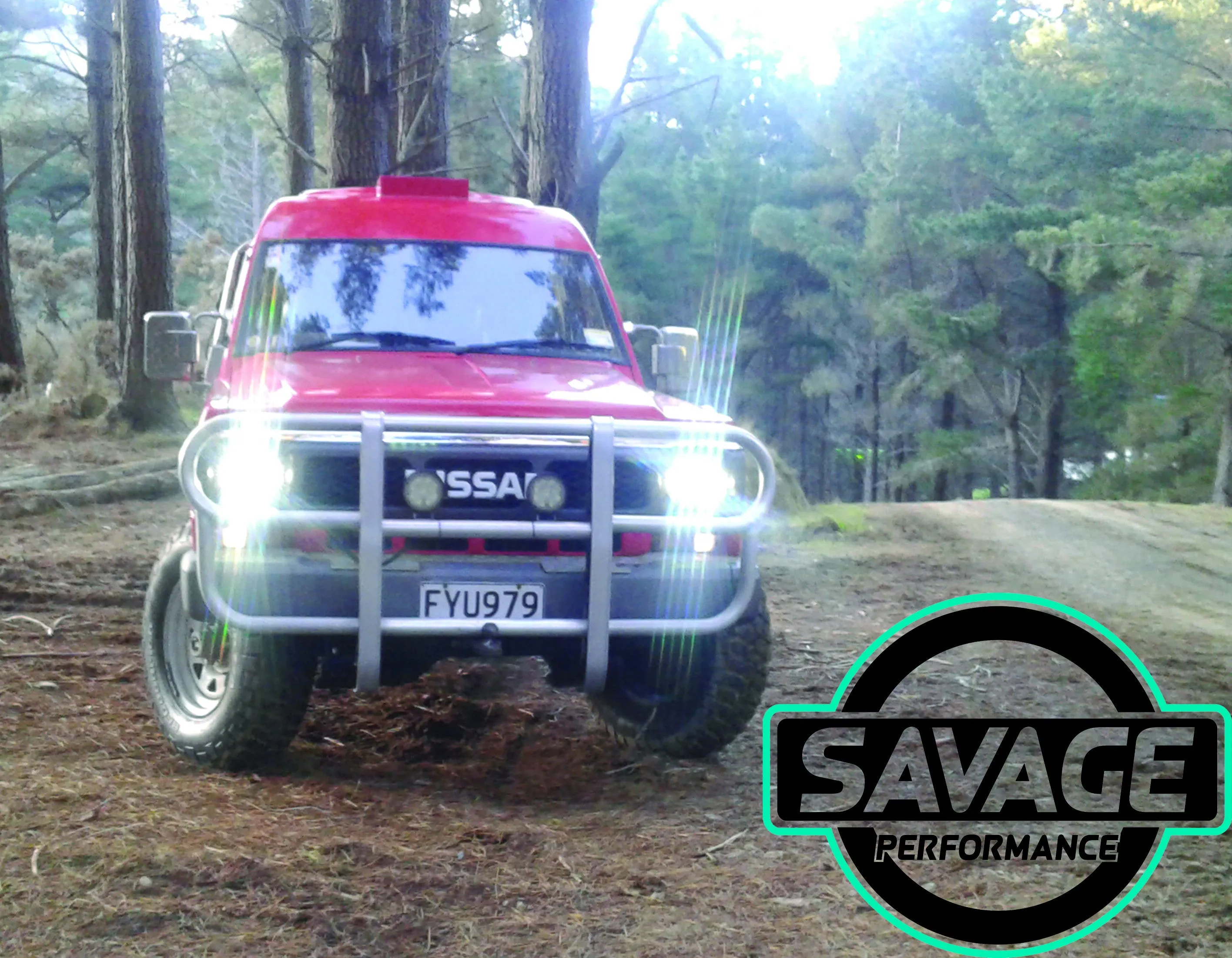 NISSAN SAFARI GQ Y60 7 Inch Round LED Headlight *Savage Performance*