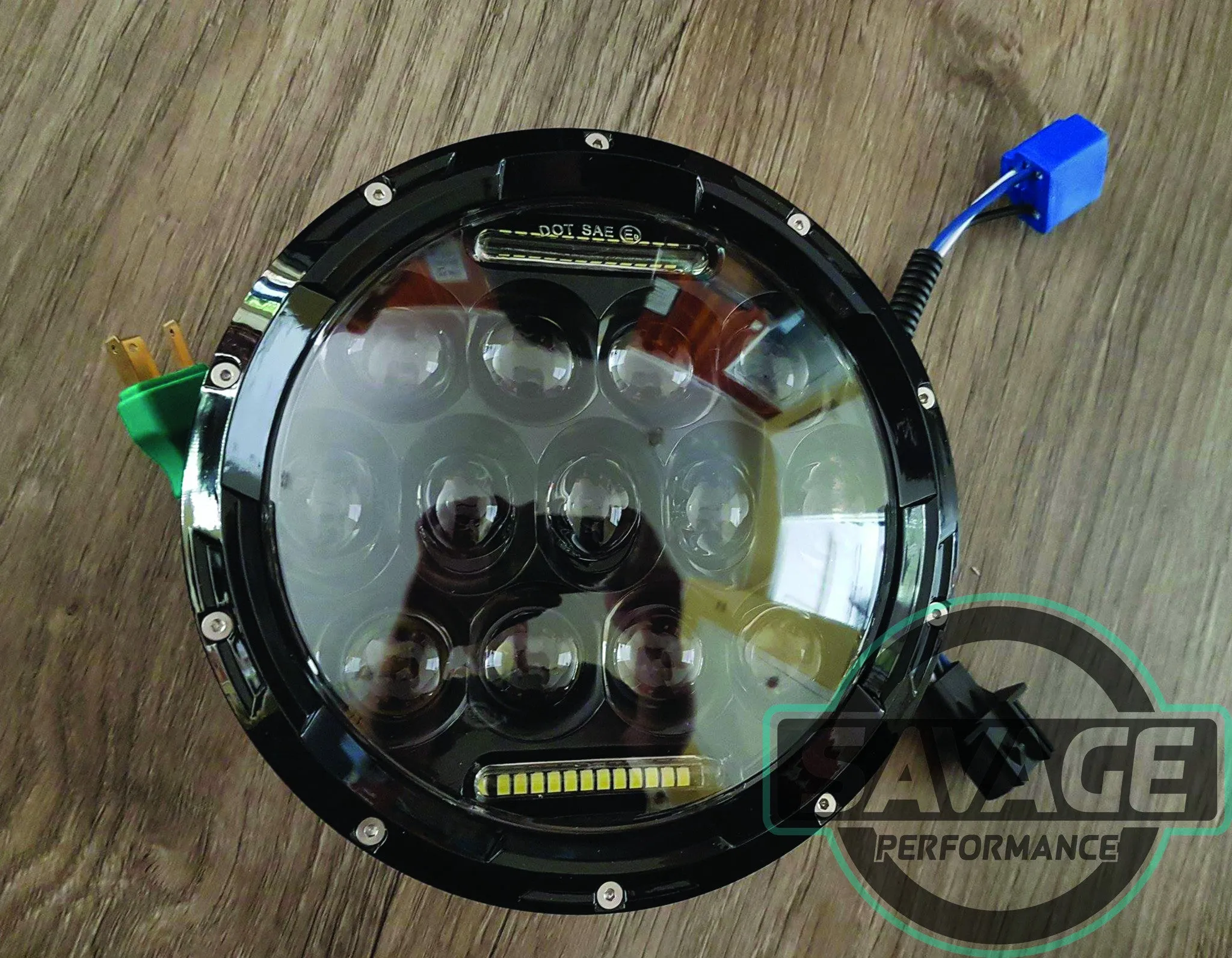 NISSAN SAFARI GQ Y60 7 Inch Round LED Headlight *Savage Performance*