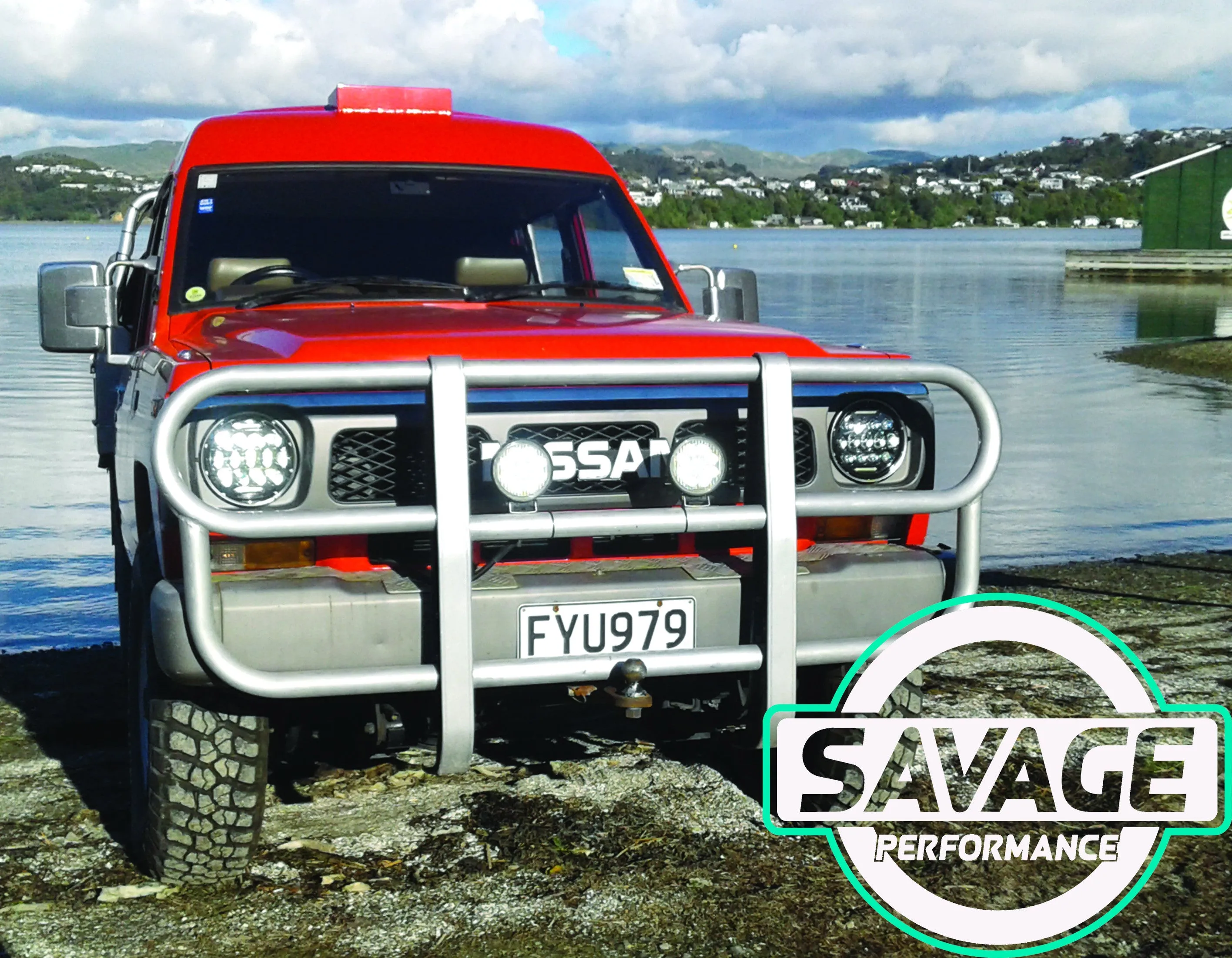 NISSAN SAFARI GQ Y60 7 Inch Round LED Headlight *Savage Performance*