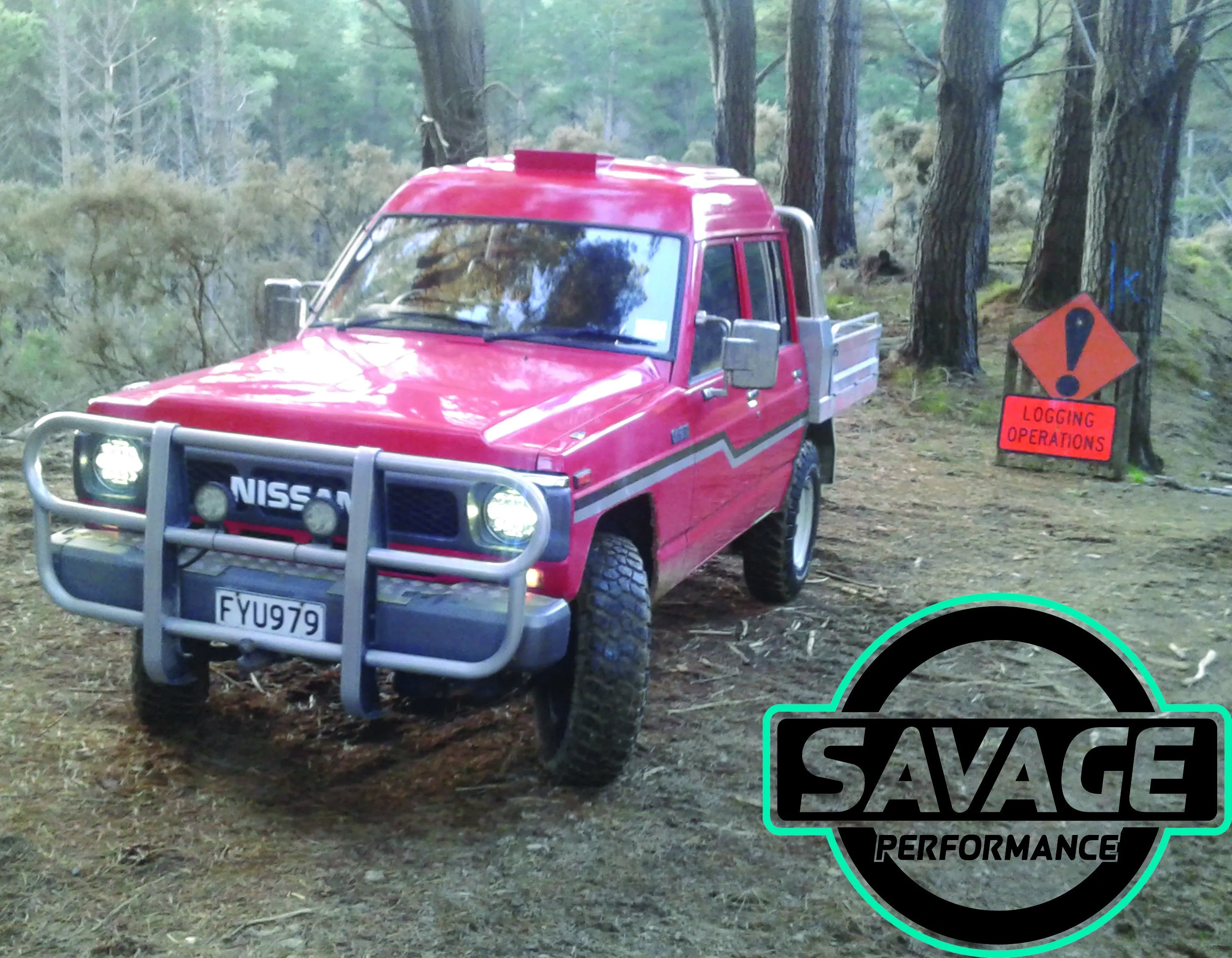 NISSAN SAFARI GQ Y60 7 Inch Round LED Headlight *Savage Performance*